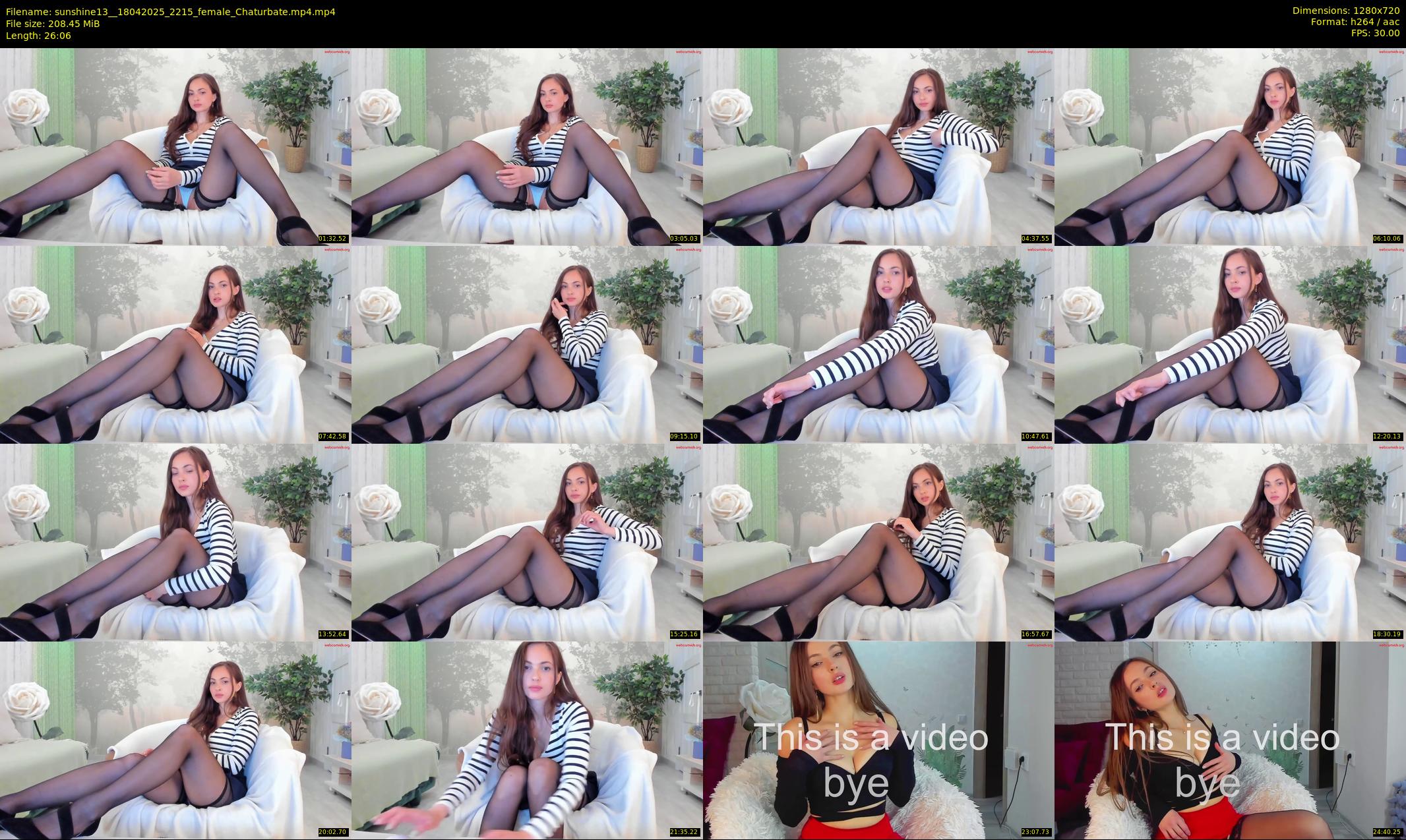 sunshine13_ — 27 minute Chaturbate female cam show recording, 720p, Apr 18, 2025