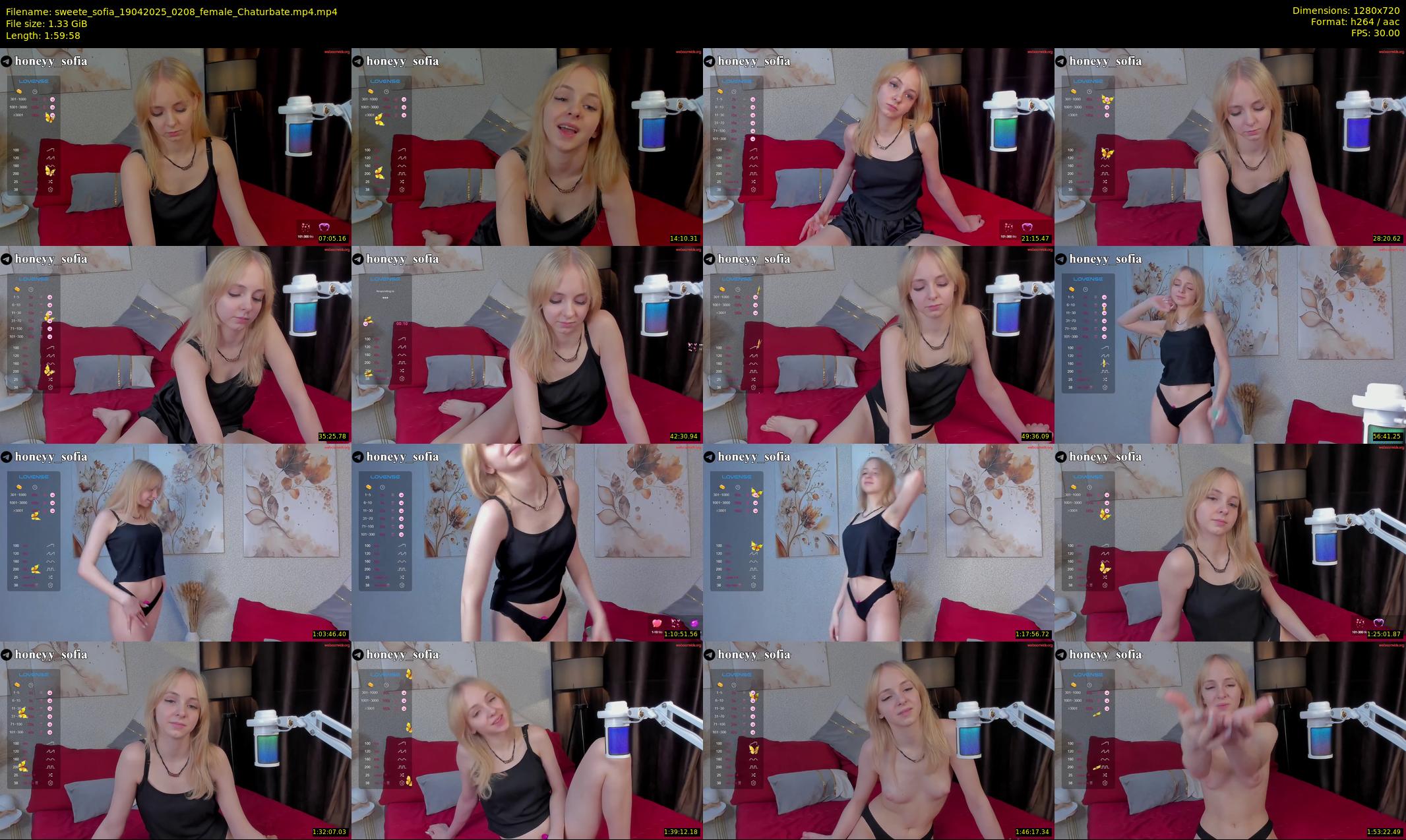 sweete_sofia — 120 minute Chaturbate female cam show recording, 720p, Apr 19, 2025