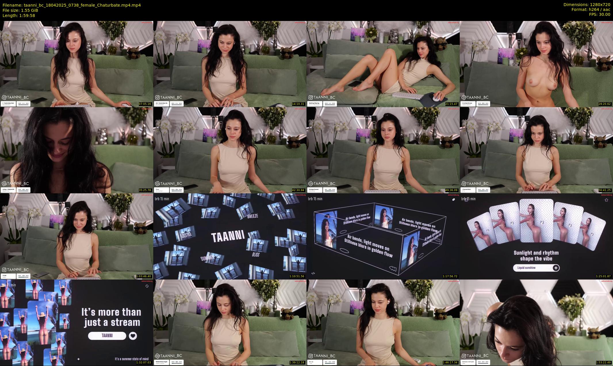 taanni_bc — 120 minute Chaturbate female cam show recording, 720p, Apr 18, 2025