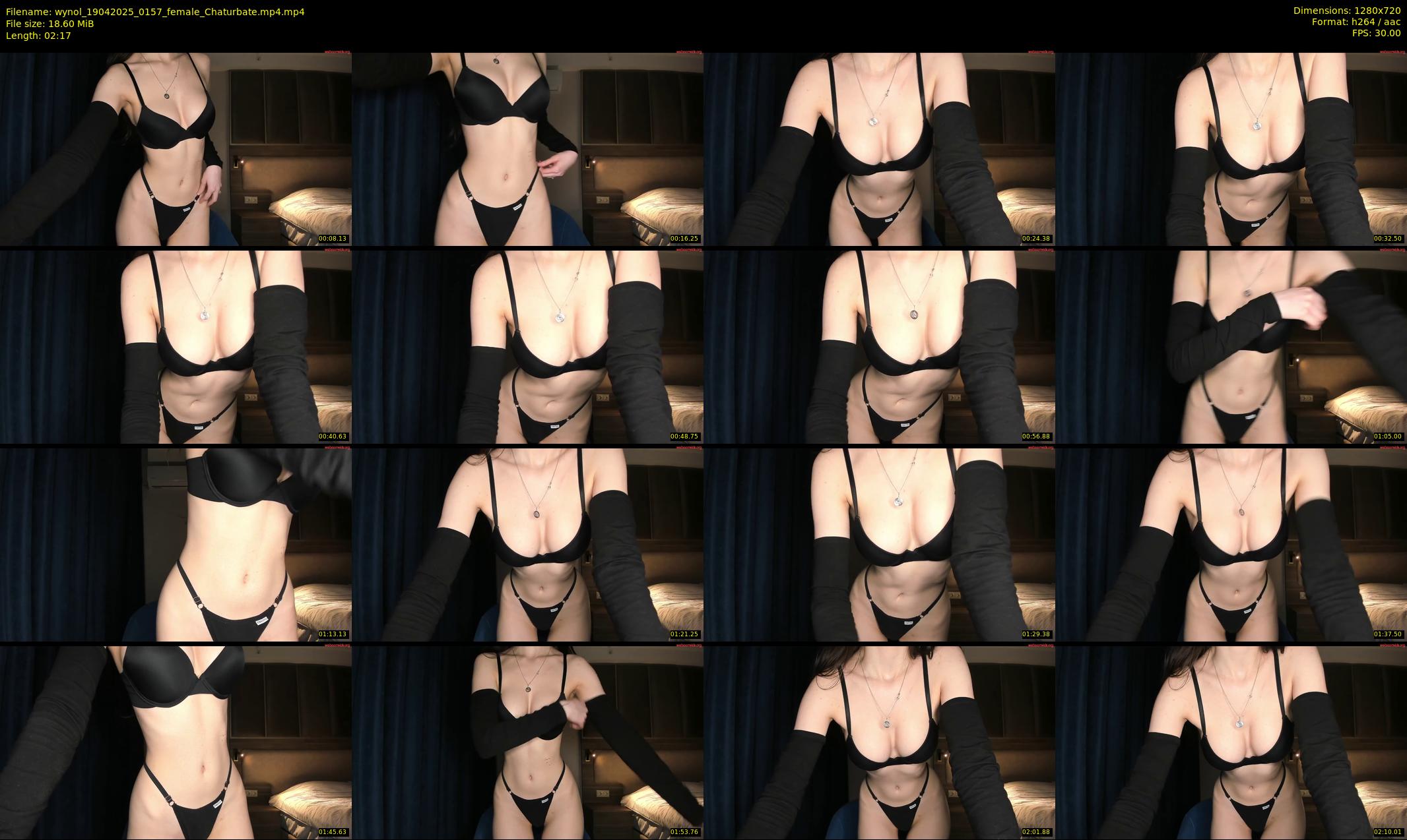 wynol — 3 minute Chaturbate female cam show recording, 720p, Apr 19, 2025