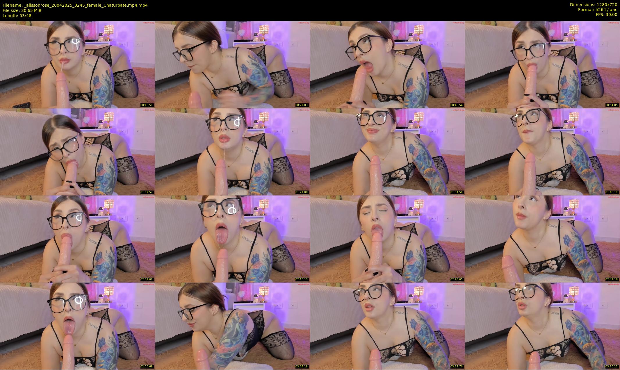 _alissonrose — 4 minute Chaturbate female cam show recording, 720p, Apr 20, 2025