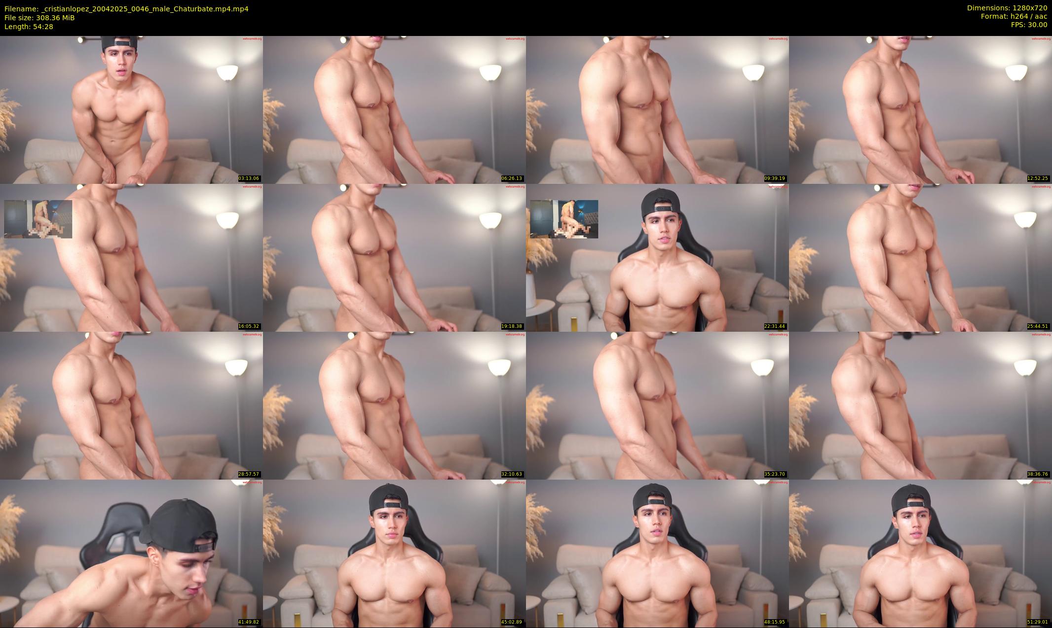_cristianlopez — 55 minute Chaturbate male cam show recording, 720p, Apr 20, 2025