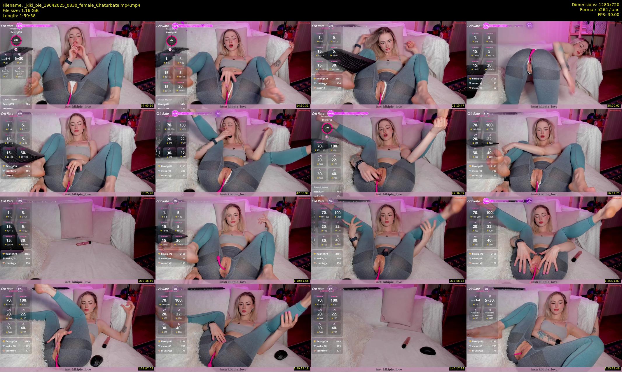 _kiki_pie — 120 minute Chaturbate female cam show recording, 720p, Apr 19, 2025