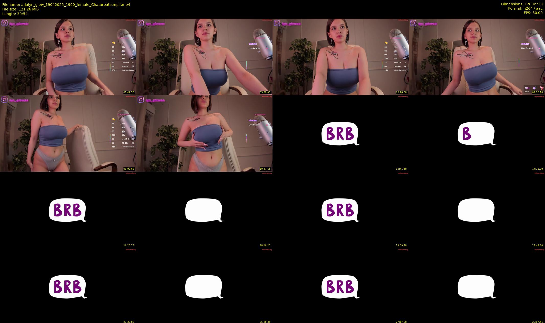 adalyn_glow — 31 minute Chaturbate female cam show recording, 720p, Apr 19, 2025