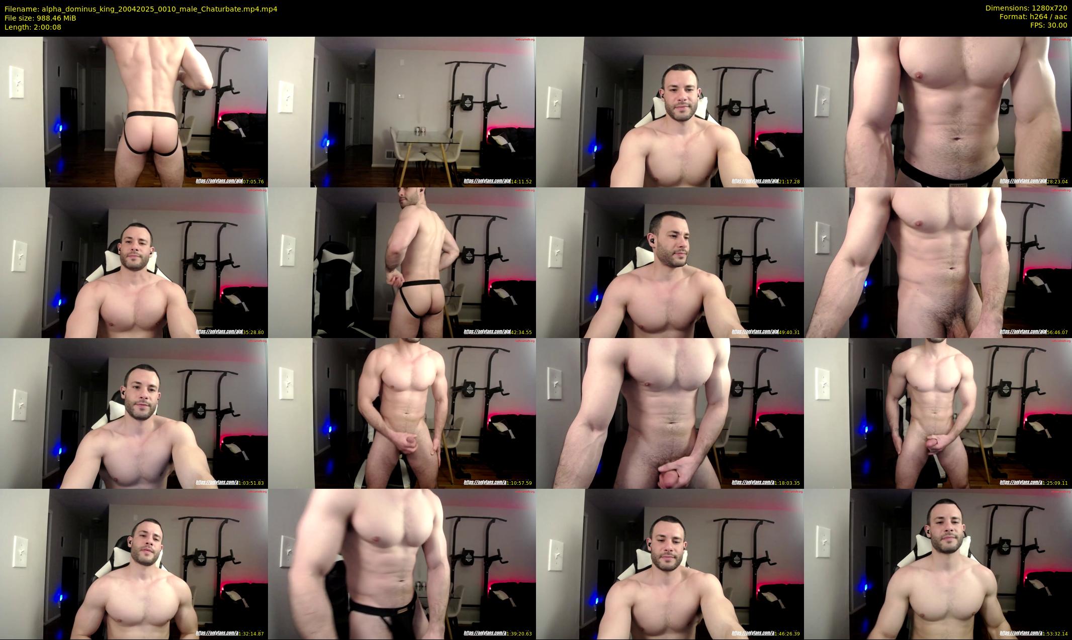 alpha_dominus_king — 121 minute Chaturbate male cam show recording, 720p, Apr 20, 2025