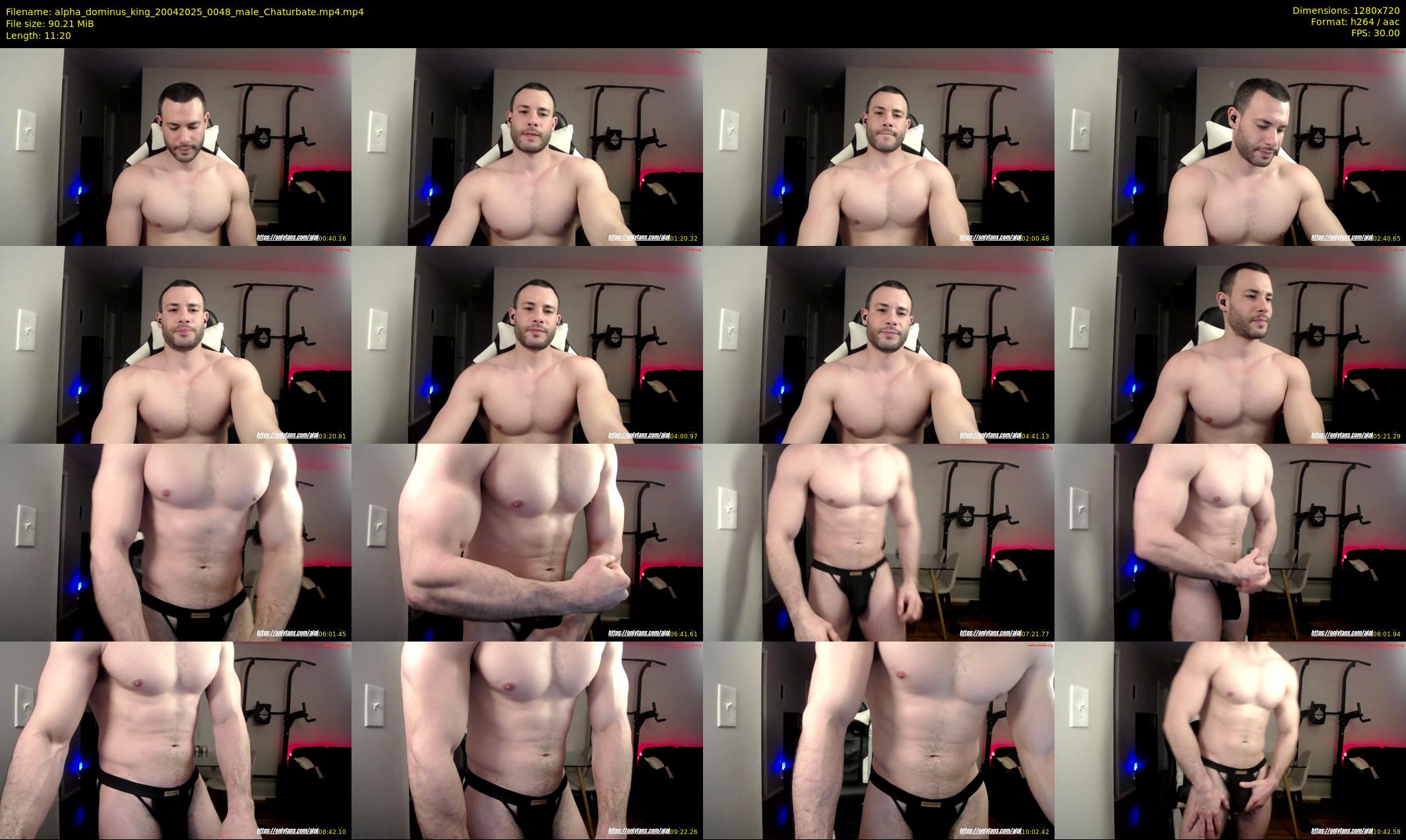 alpha_dominus_king — 12 minute Chaturbate male cam show recording, 720p, Apr 20, 2025