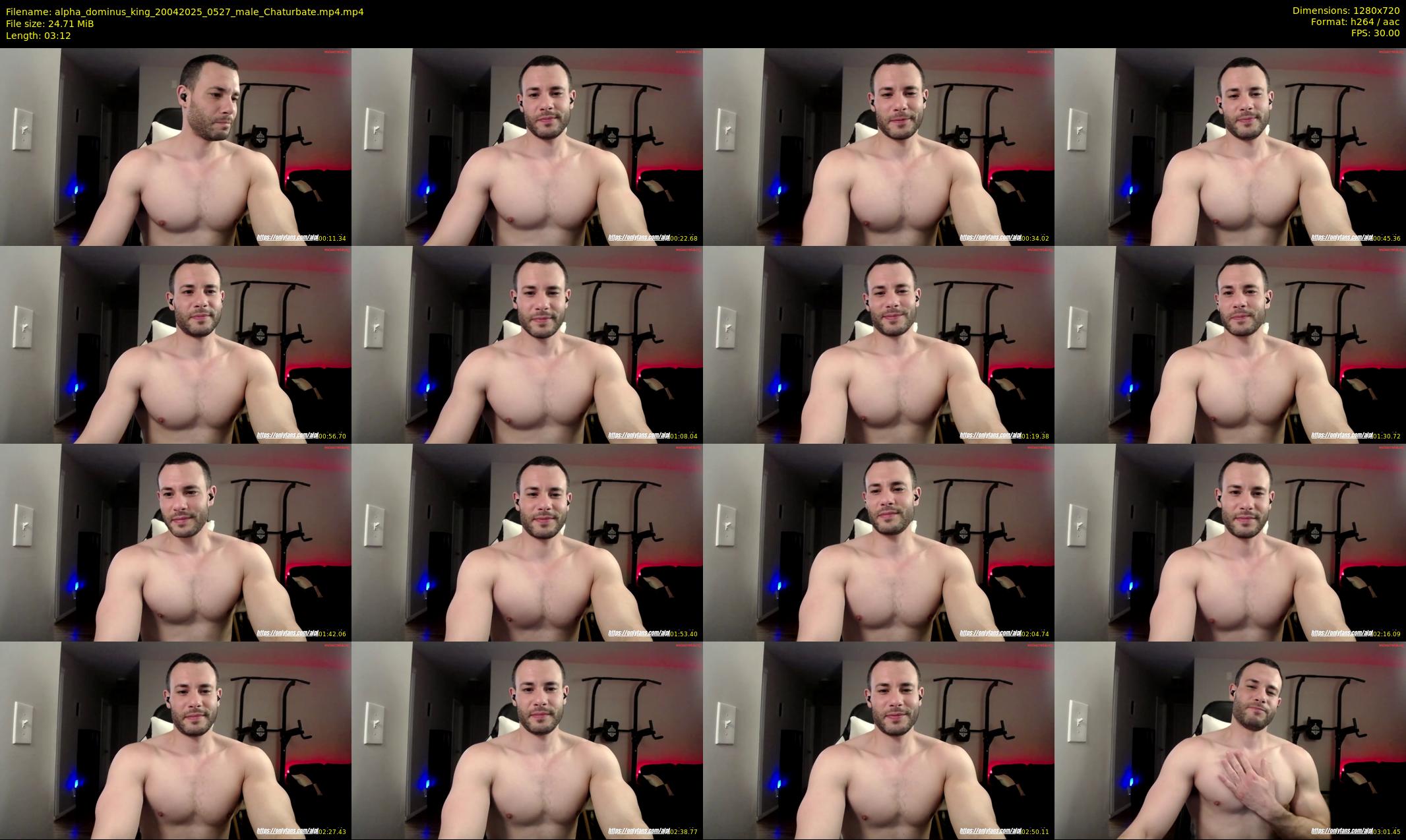 alpha_dominus_king — 4 minute Chaturbate male cam show recording, 720p, Apr 20, 2025