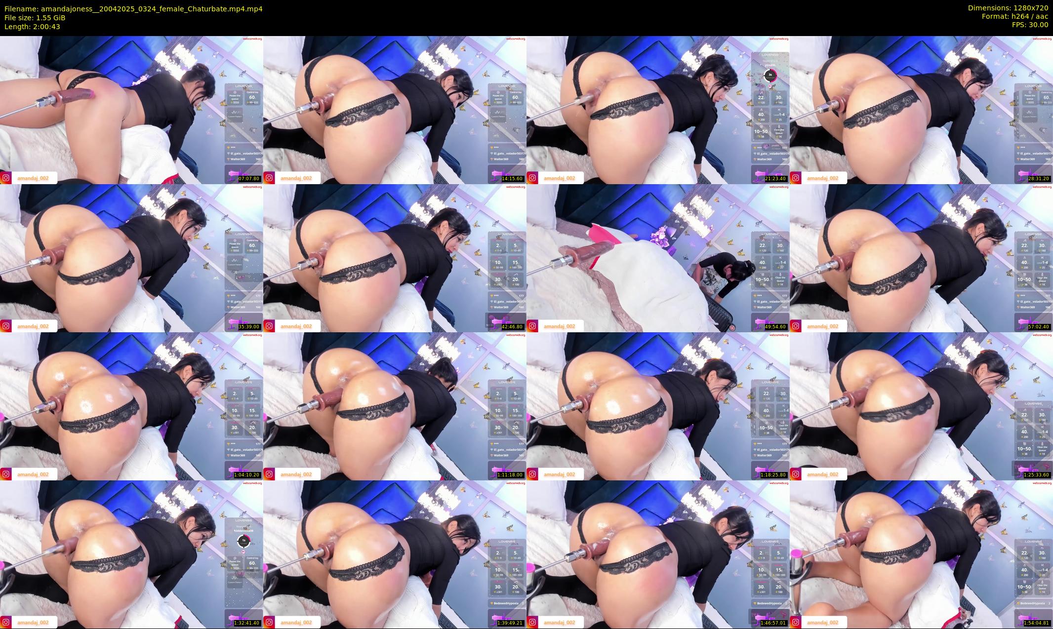 amandajoness_ — 121 minute Chaturbate female cam show recording, 720p, Apr 20, 2025