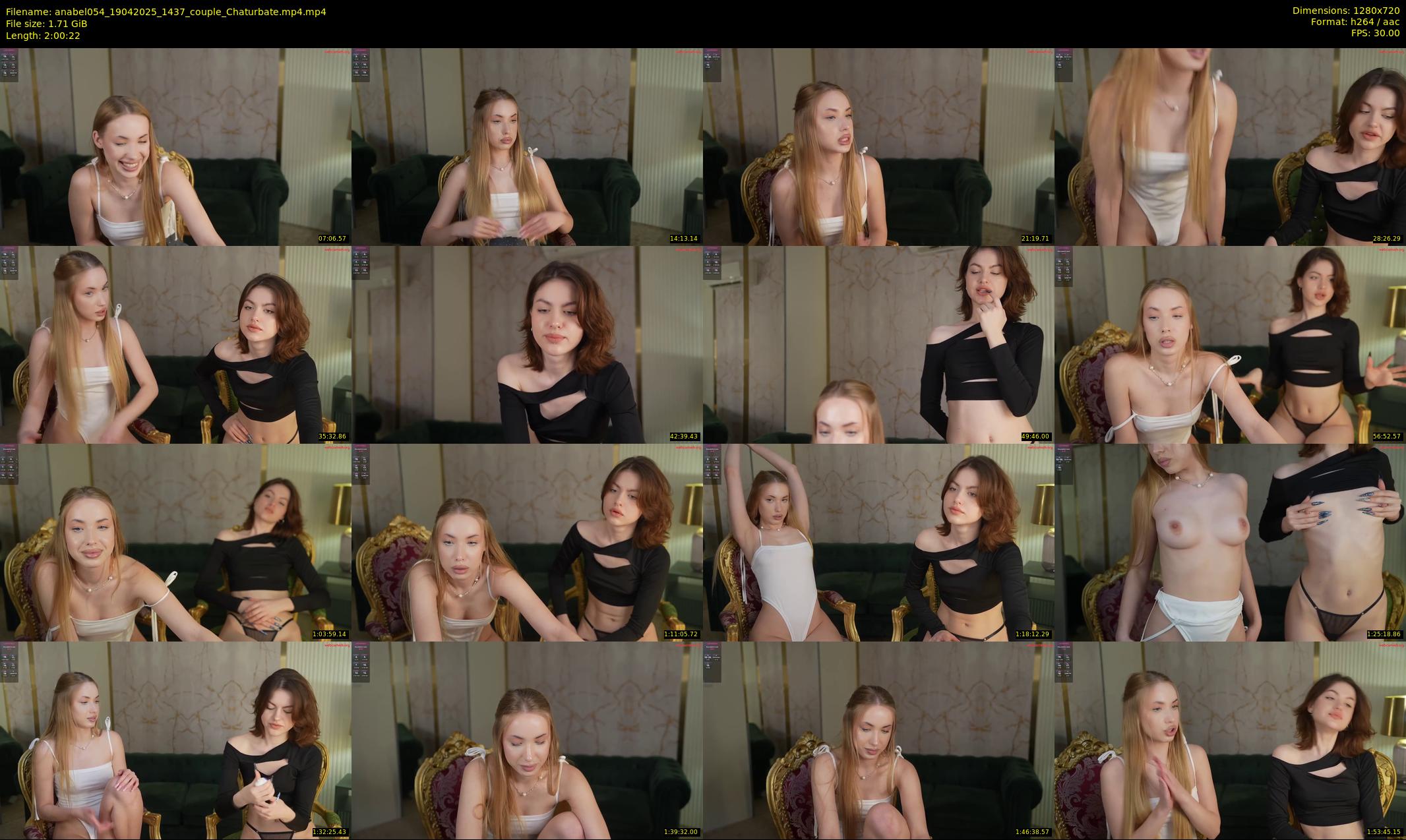 anabel054 — 121 minute Chaturbate female cam show recording, 720p, Apr 19, 2025