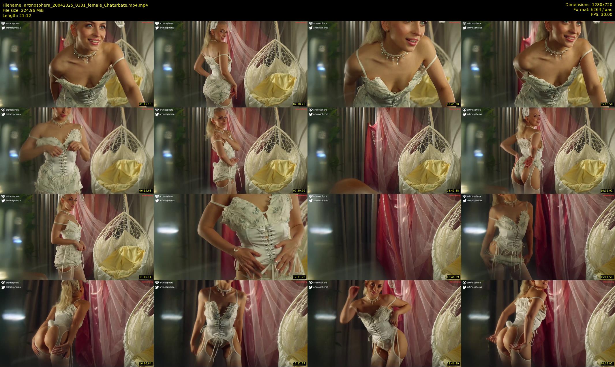 artmosphera — 22 minute Chaturbate female cam show recording, 720p, Apr 20, 2025