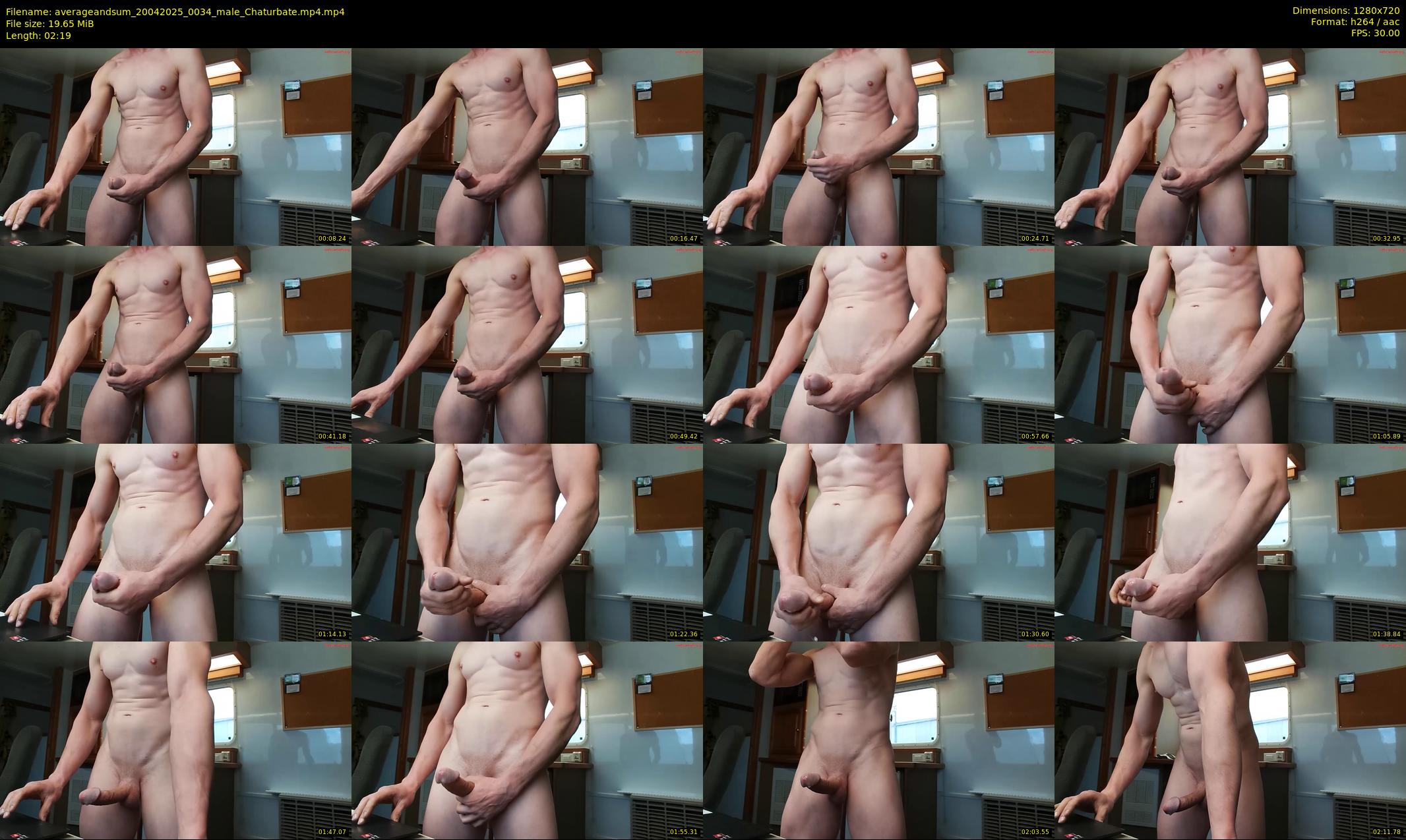 averageandsum — 3 minute Chaturbate male cam show recording, 720p, Apr 20, 2025