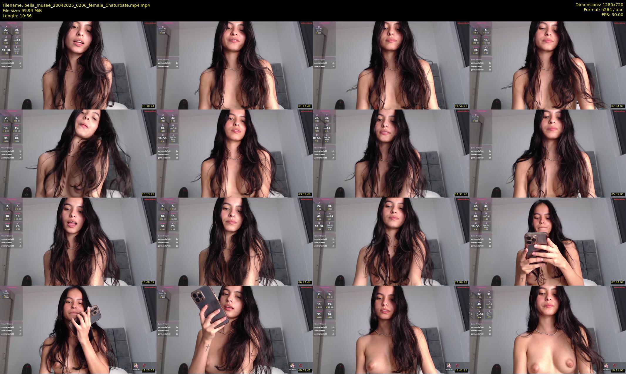 bella_musee — 11 minute Chaturbate female cam show recording, 720p, Apr 20, 2025