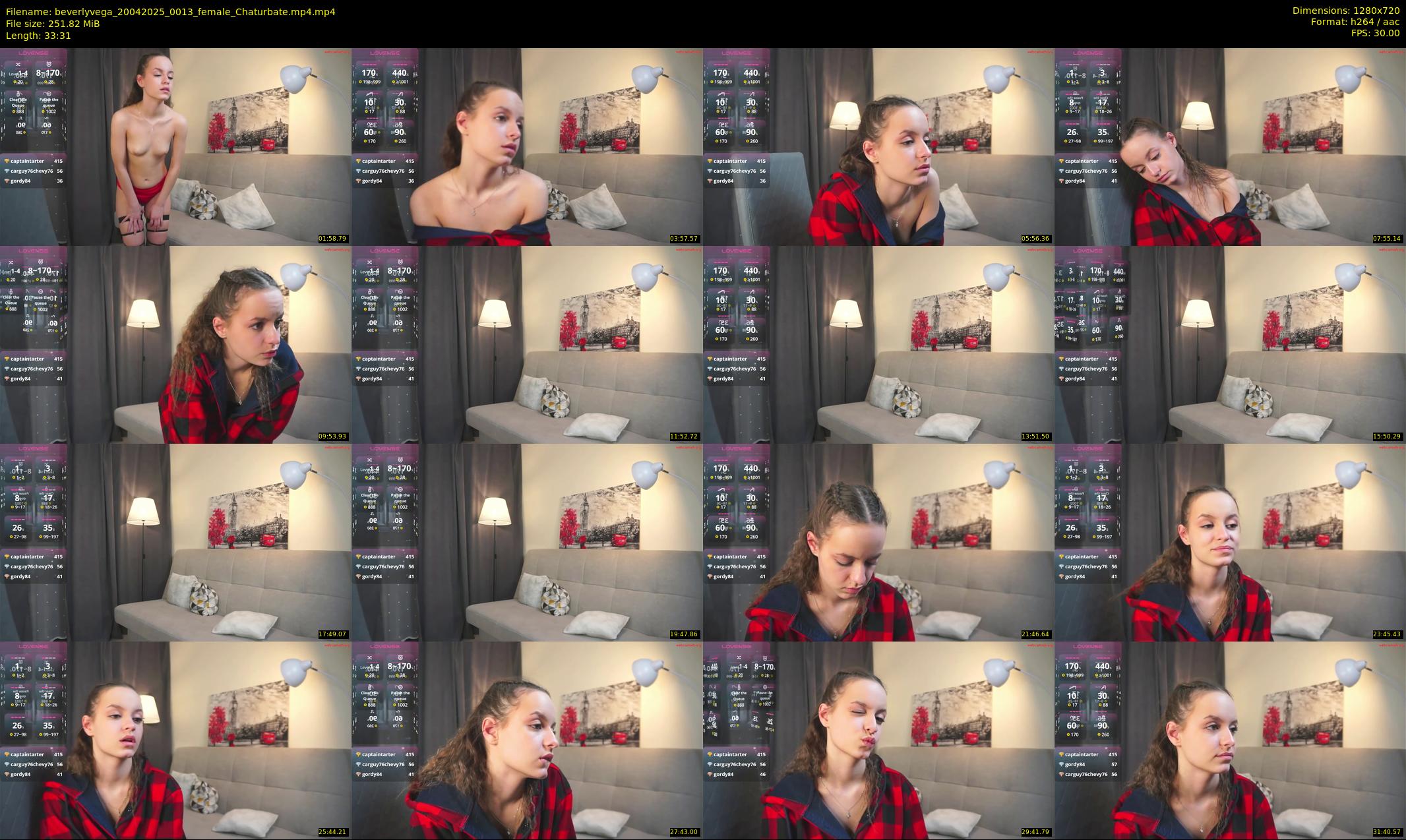 beverlyvega — 34 minute Chaturbate couple cam show recording, 720p, Apr 20, 2025