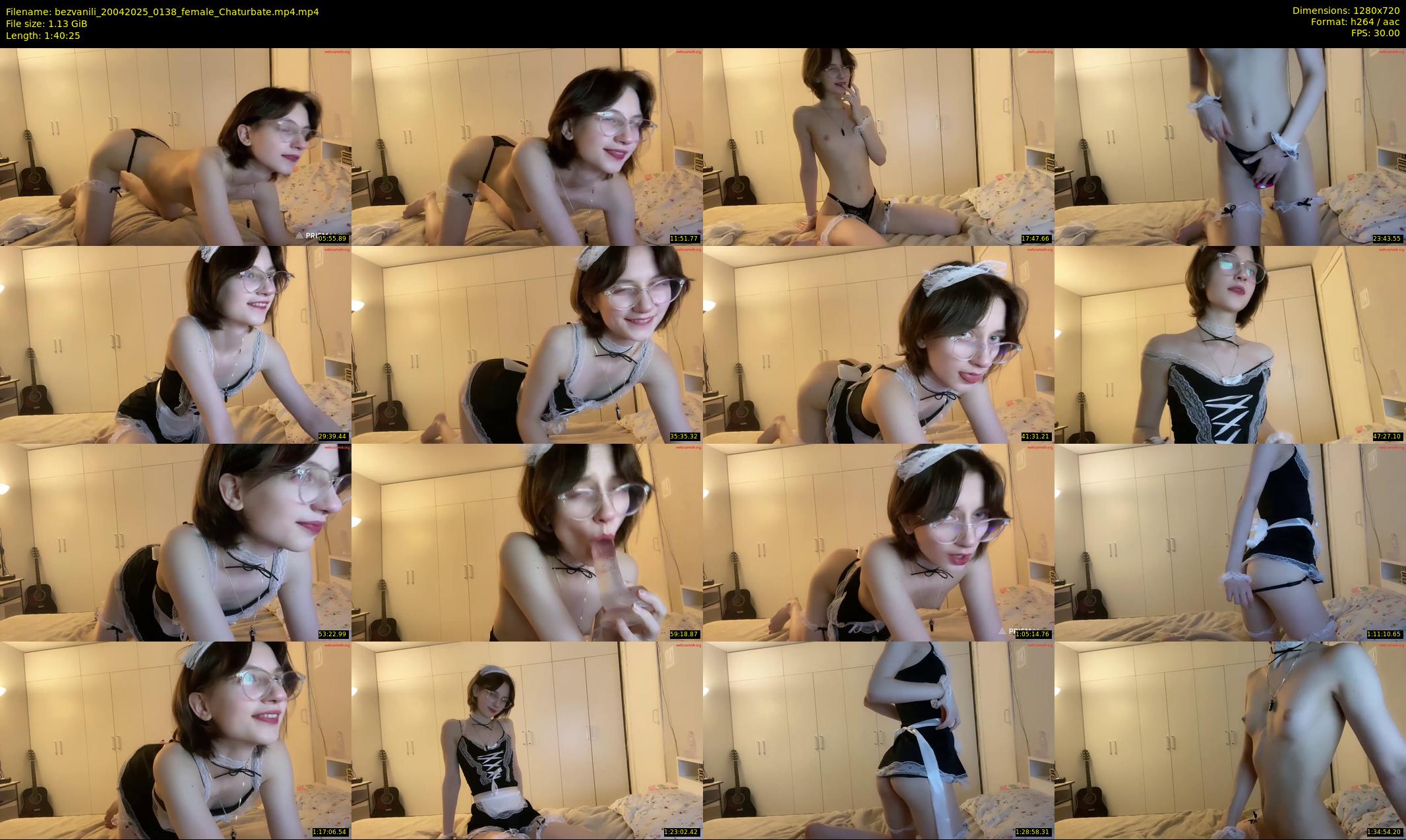 bezvanili — 101 minute Chaturbate female cam show recording, 720p, Apr 20, 2025