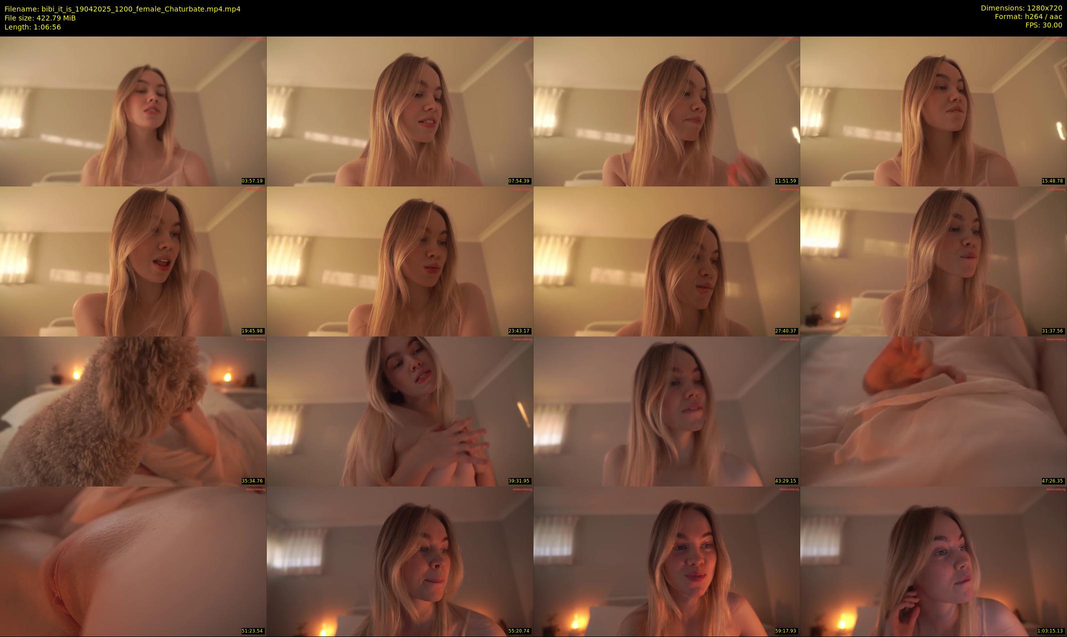 bibi_it_is — 67 minute Chaturbate female cam show recording, 720p, Apr 19, 2025