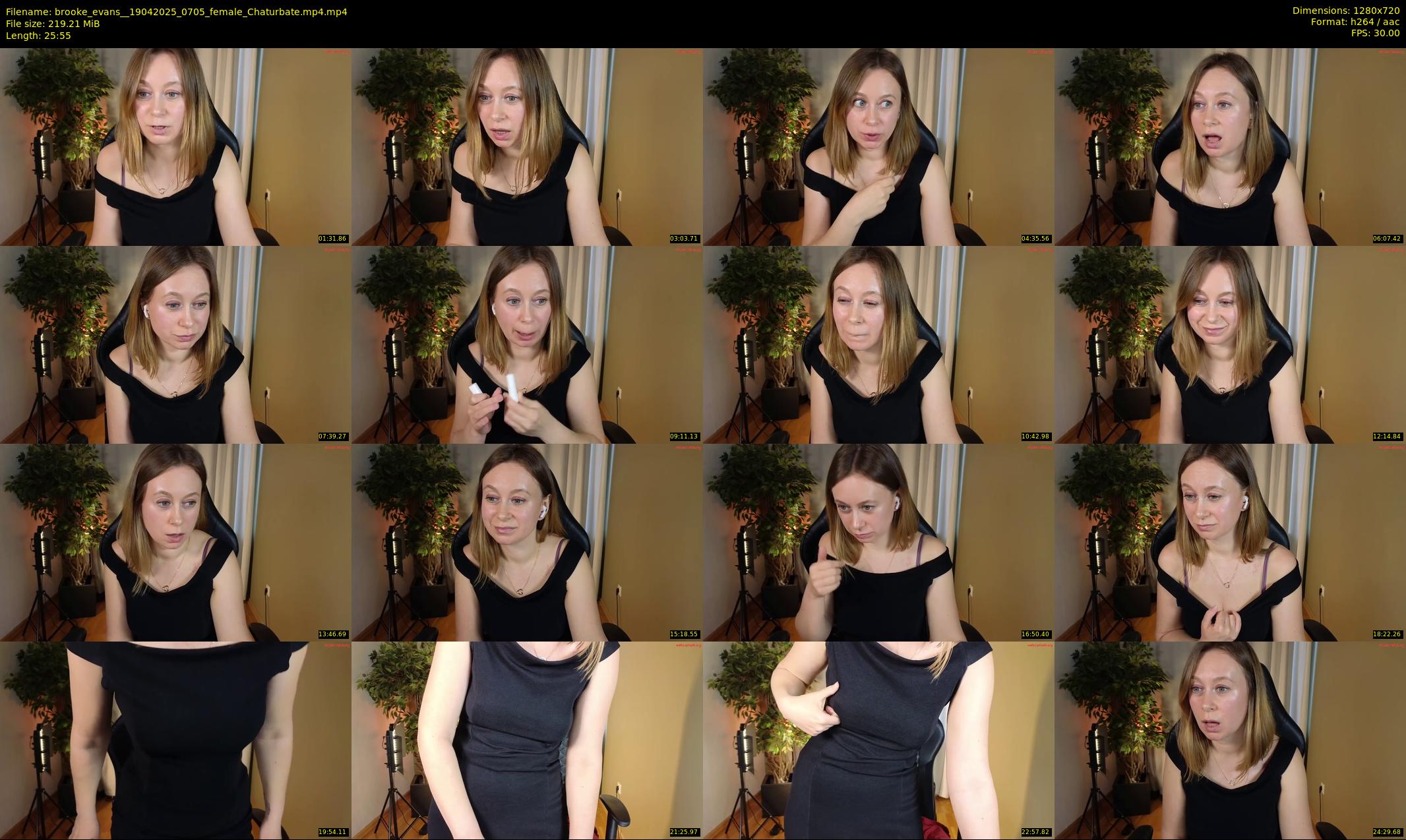 brooke_evans_ — 26 minute Chaturbate female cam show recording, 720p, Apr 19, 2025