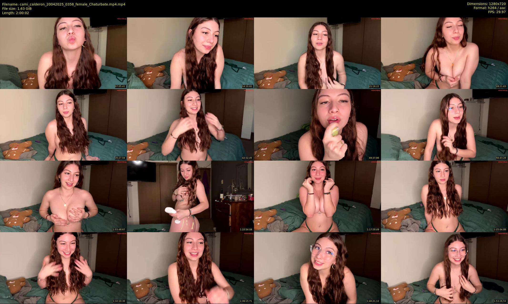 cami_calderon — 121 minute Chaturbate female cam show recording, 720p, Apr 20, 2025