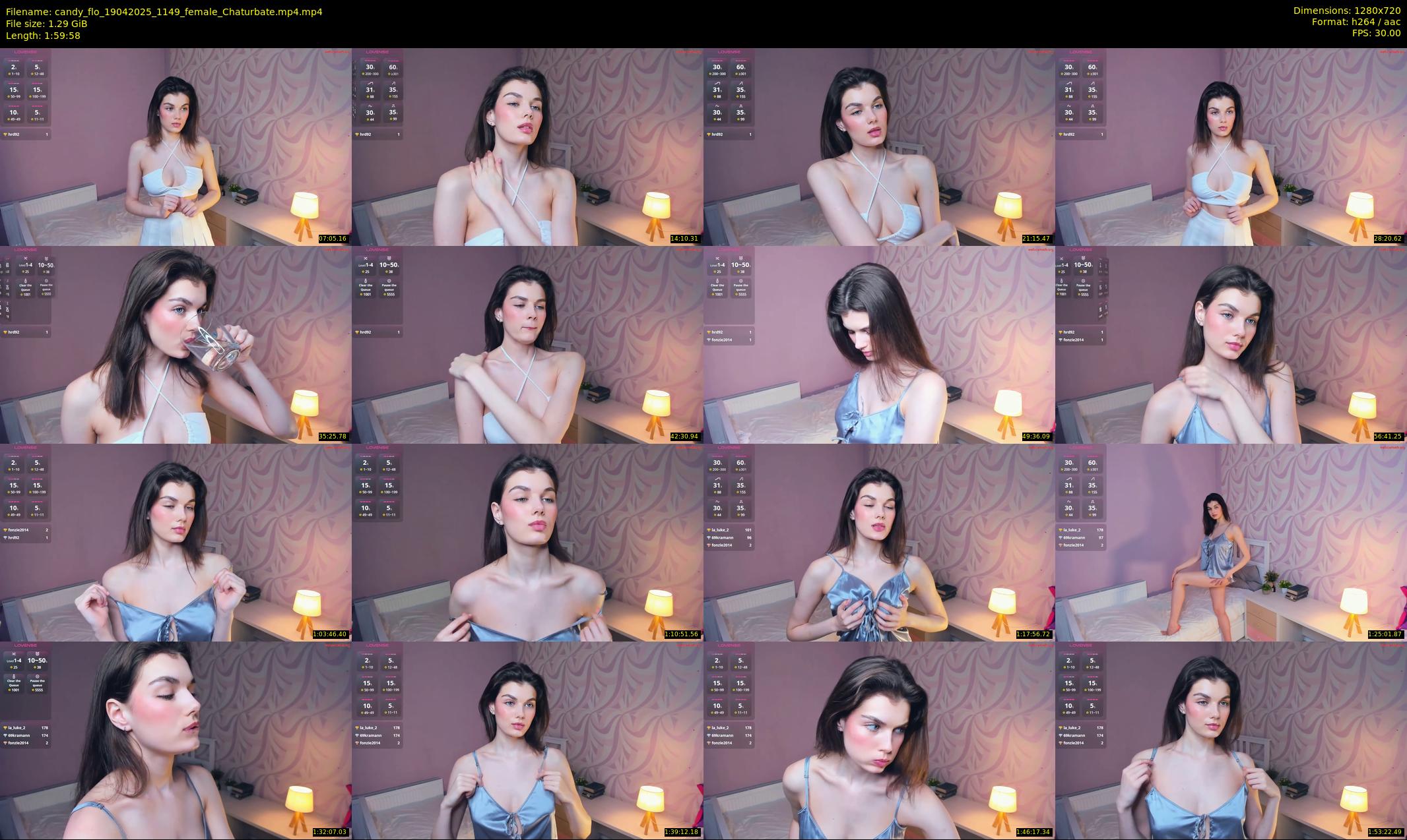 candy_flo — 120 minute Chaturbate female cam show recording, 720p, Apr 19, 2025