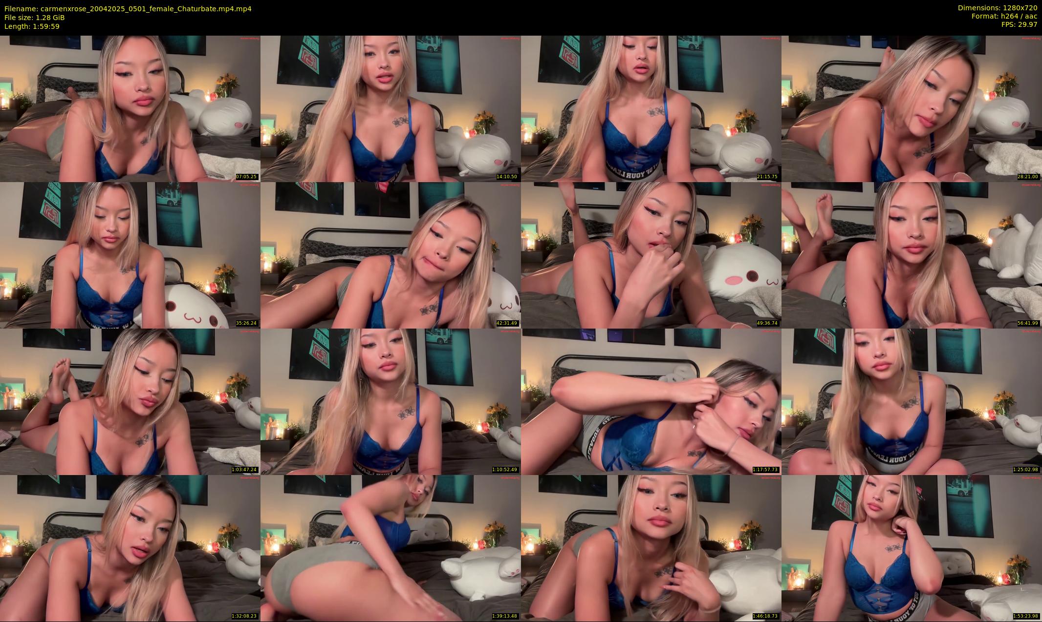 carmenxrose — 120 minute Chaturbate female cam show recording, 720p, Apr 20, 2025