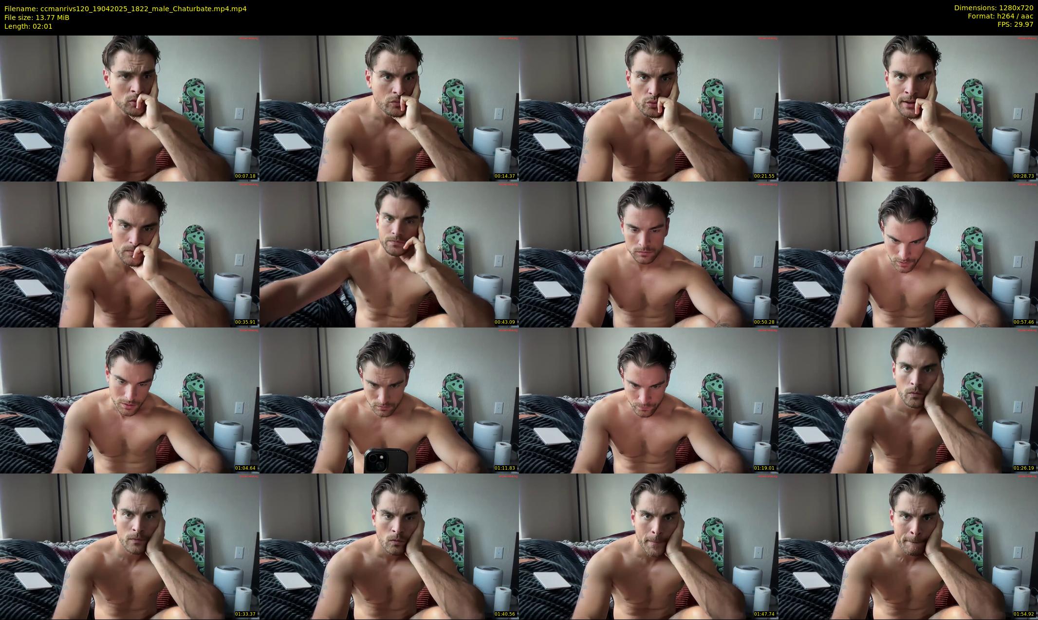 ccmanrivs120 — 3 minute Chaturbate male cam show recording, 720p, Apr 19, 2025