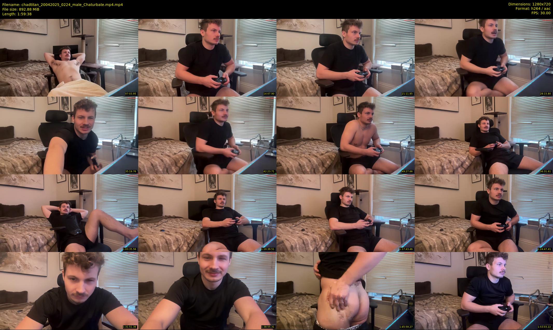 chadtitan — 120 minute Chaturbate male cam show recording, 720p, Apr 20, 2025