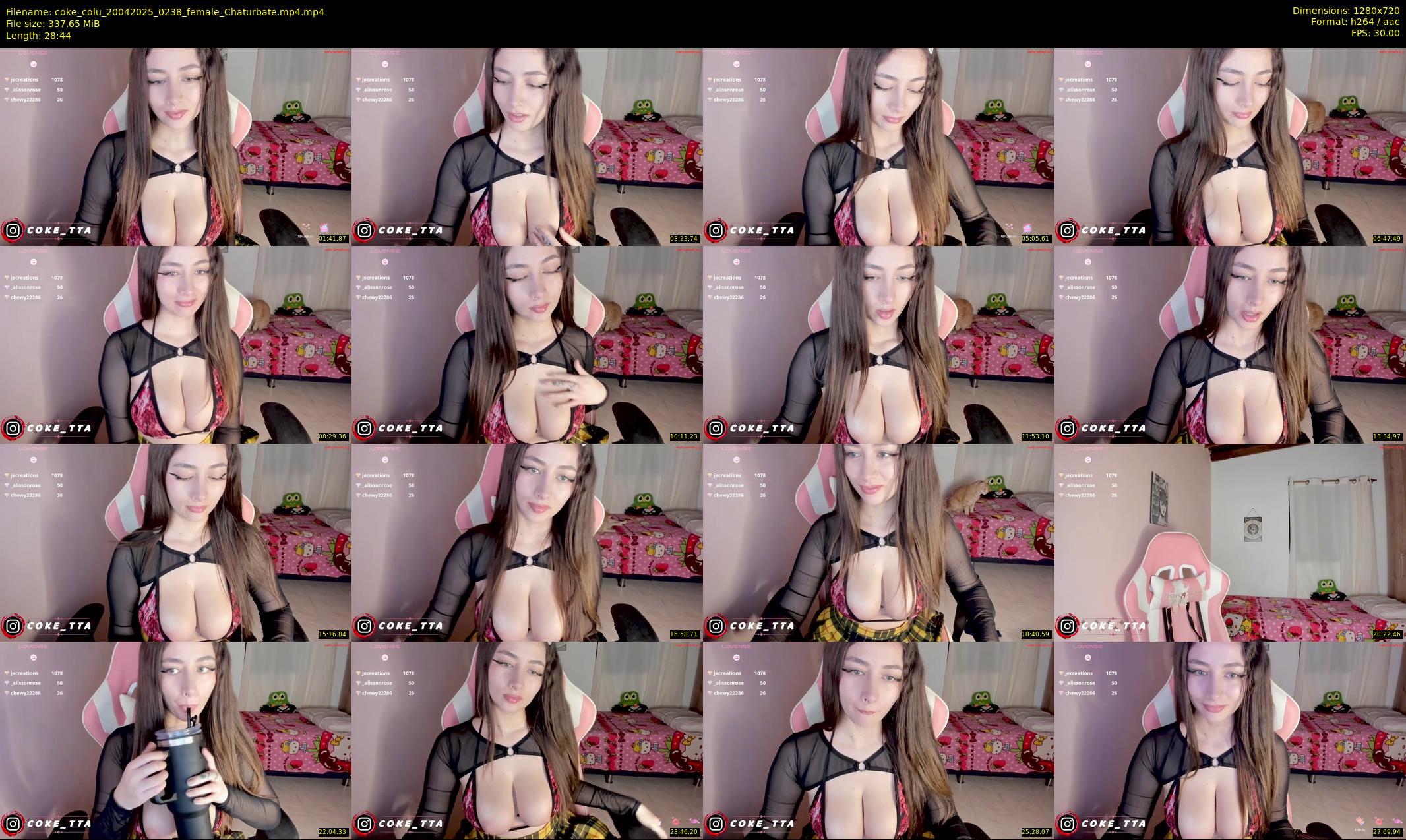 coke_colu — 29 minute Chaturbate female cam show recording, 720p, Apr 20, 2025