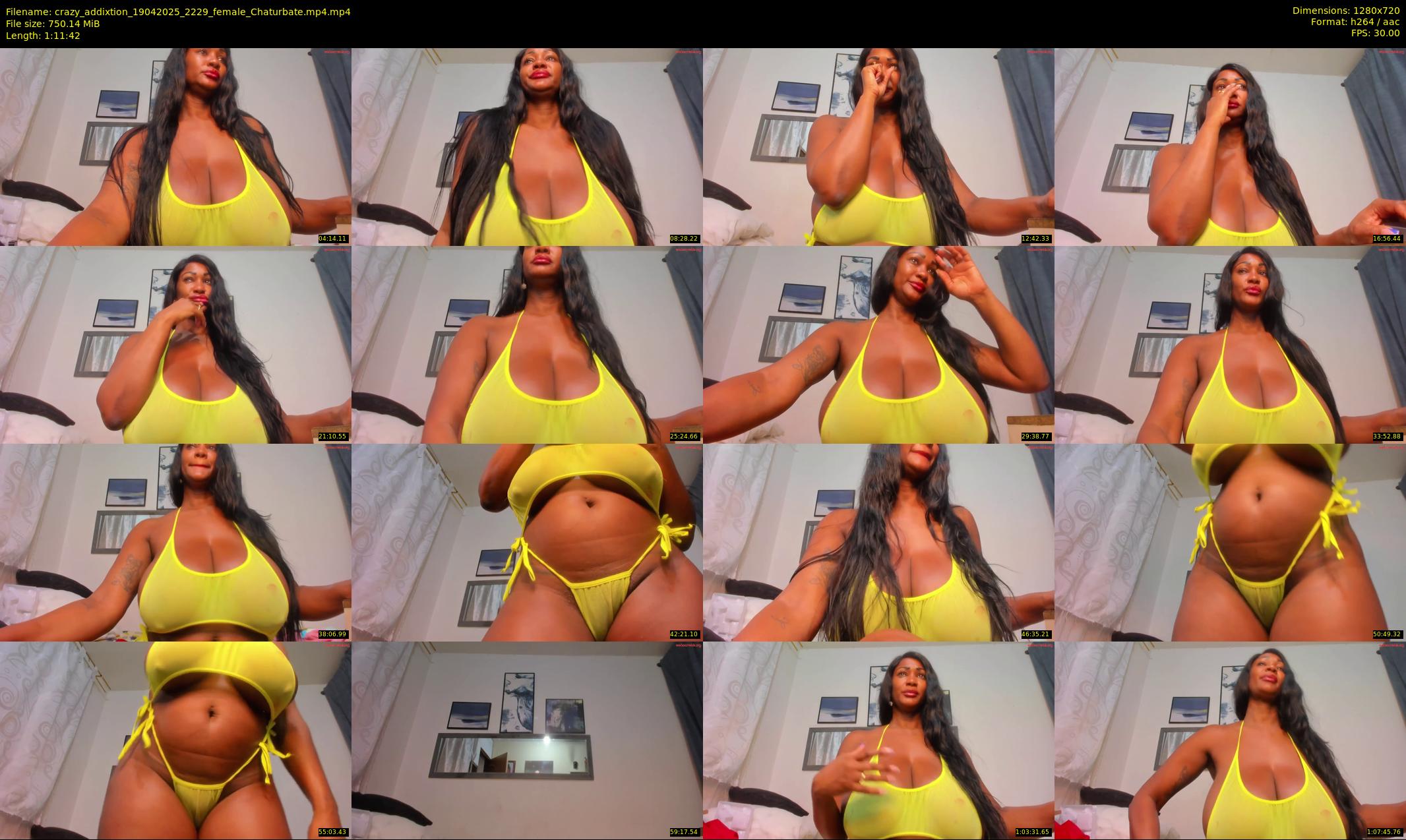 crazy_addixtion — 72 minute Chaturbate female cam show recording, 720p, Apr 19, 2025