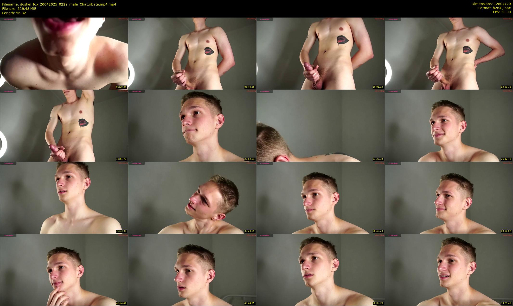 dustyn_fox — 57 minute Chaturbate male cam show recording, 720p, Apr 20, 2025