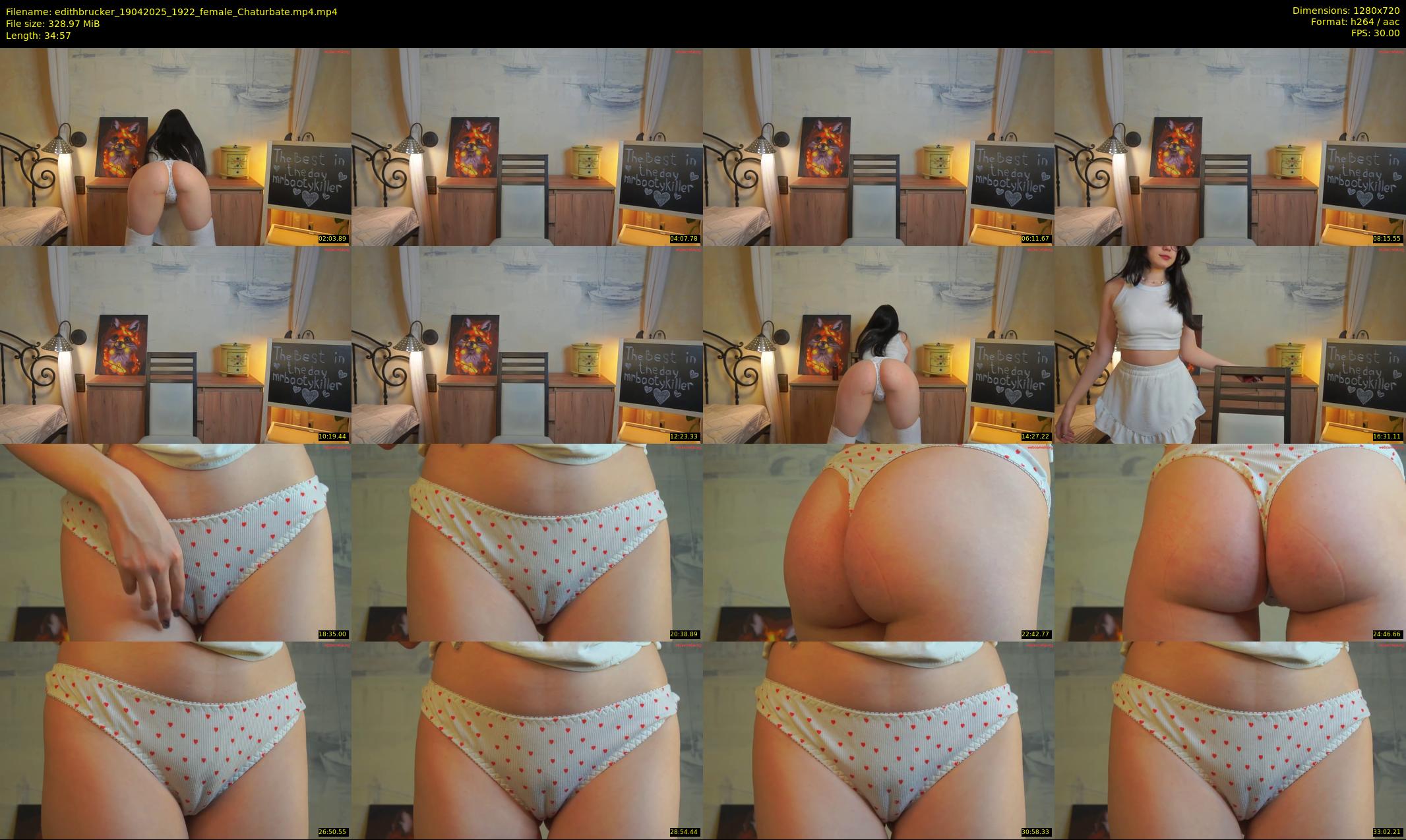 edithbrucker — 35 minute Chaturbate female cam show recording, 720p, Apr 19, 2025