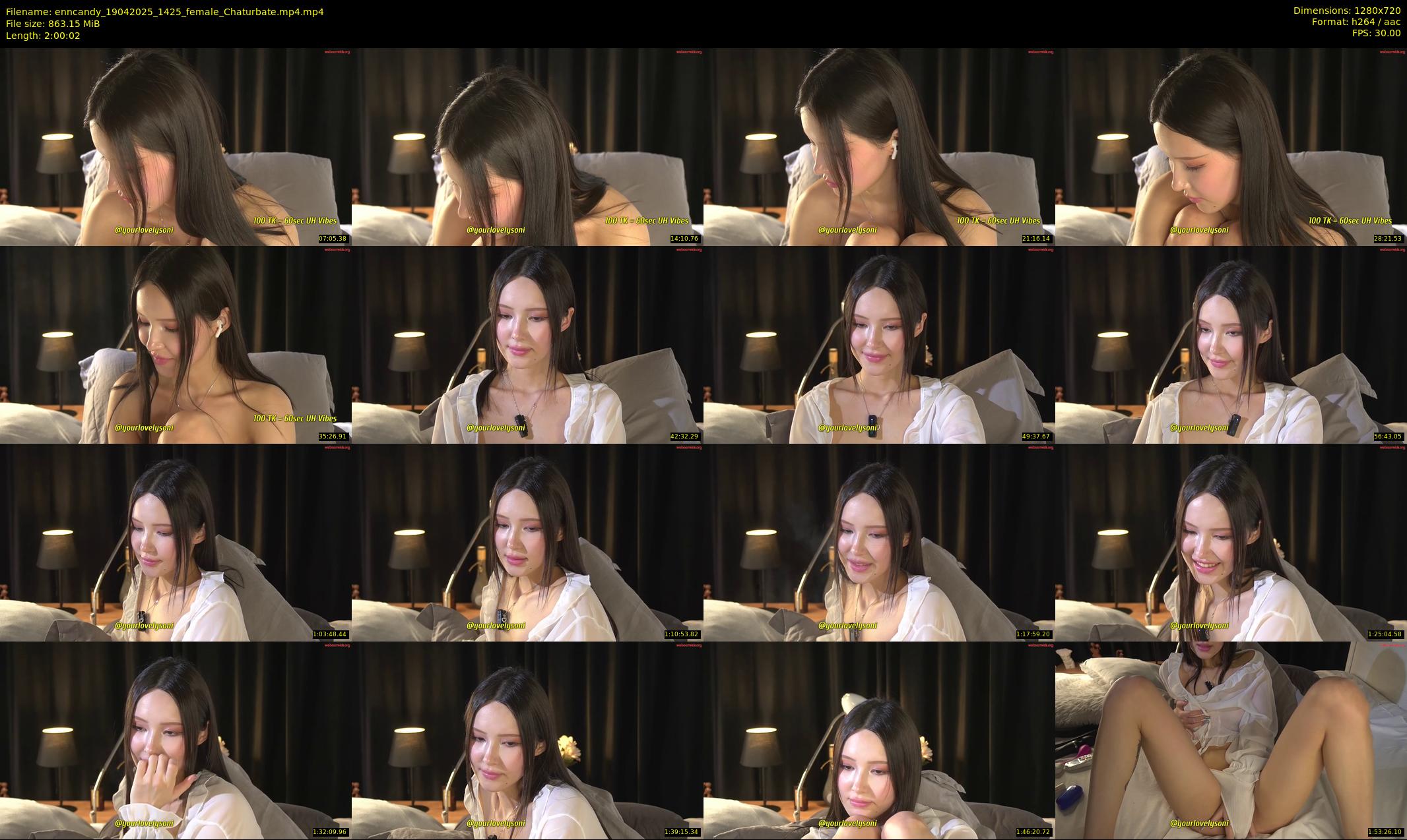 enncandy — 121 minute Chaturbate female cam show recording, 720p, Apr 19, 2025