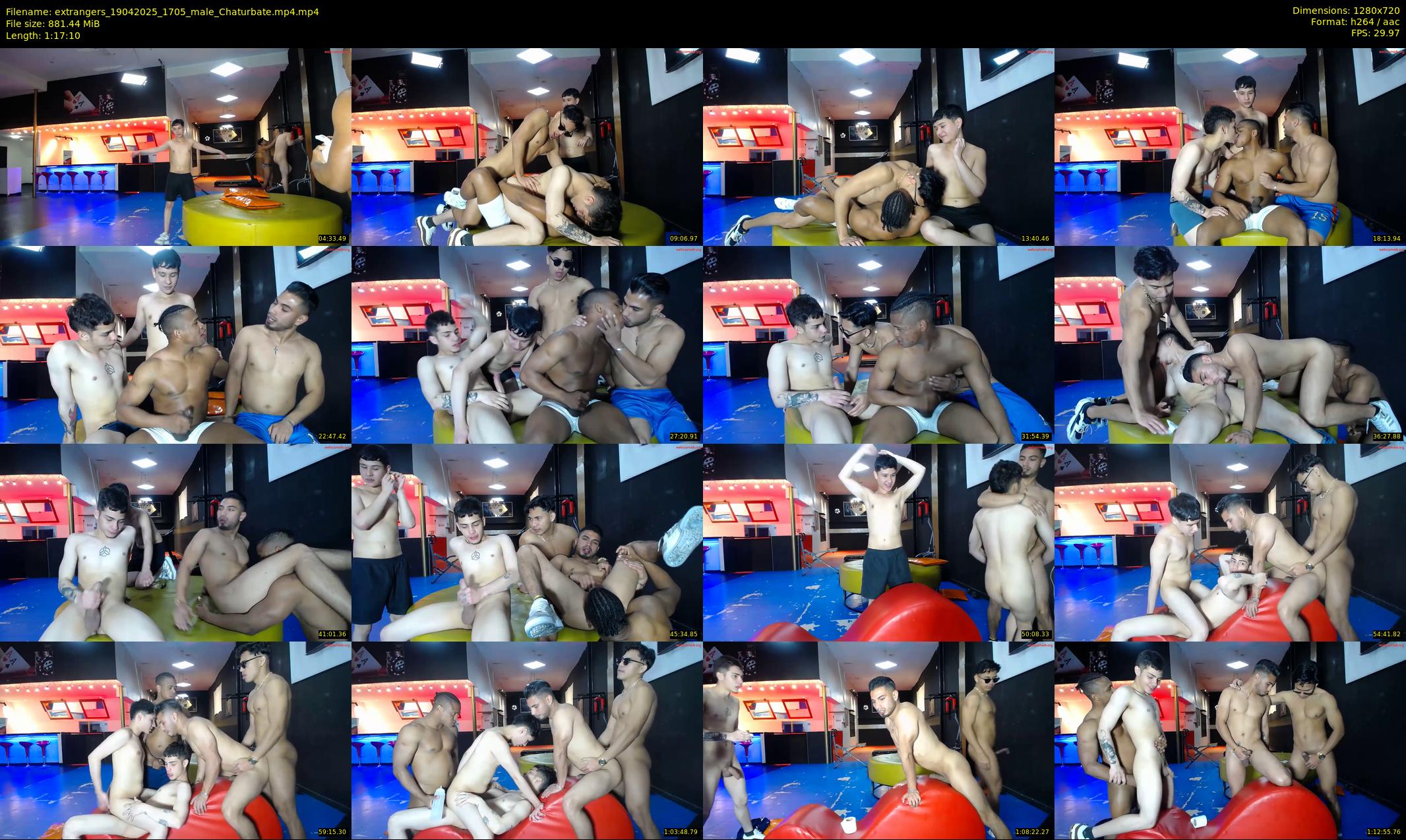 extrangers — 78 minute Chaturbate male cam show recording, 720p, Apr 19, 2025