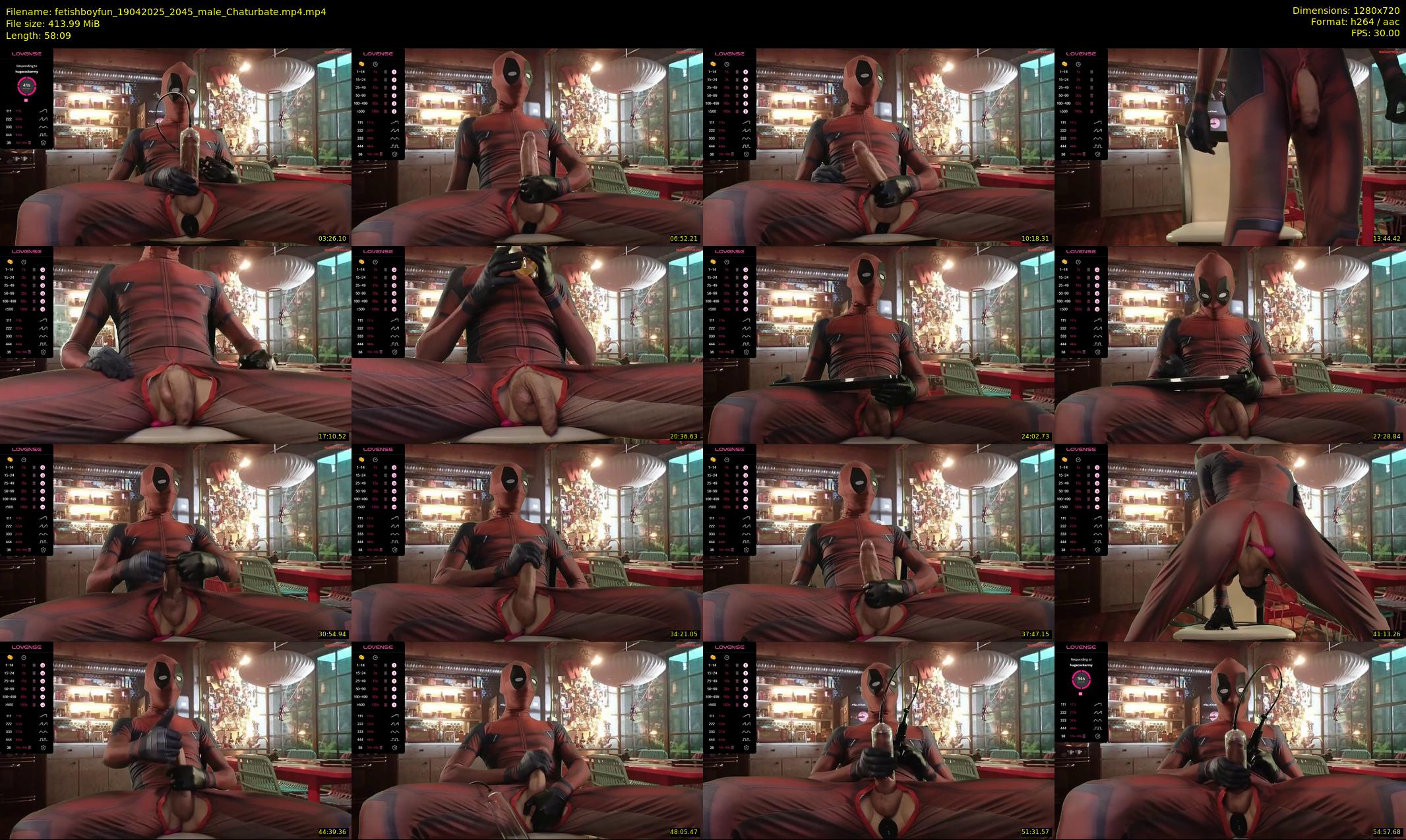 fetishboyfun — 59 minute Chaturbate male cam show recording, 720p, Apr 19, 2025