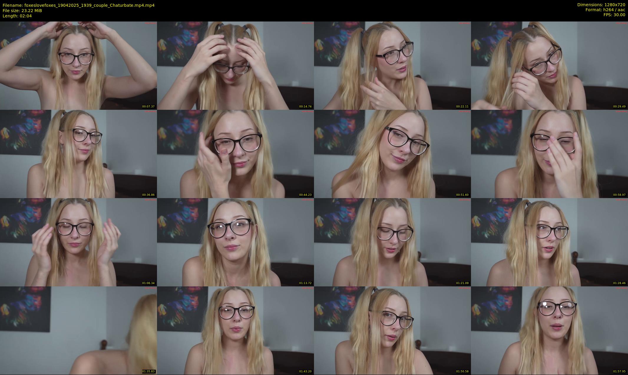 foxeslovefoxes — 3 minute Chaturbate couple cam show recording, 720p, Apr 19, 2025