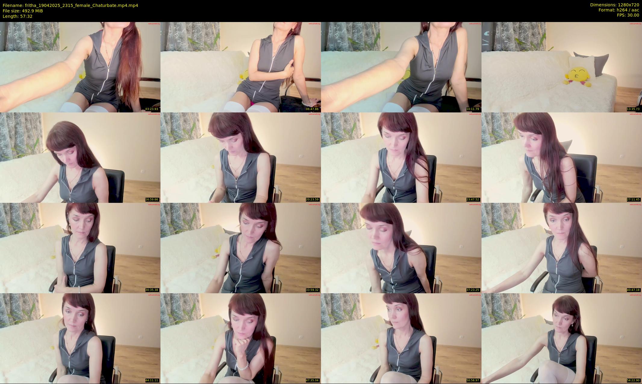 fritha — 58 minute Chaturbate female cam show recording, 720p, Apr 19, 2025