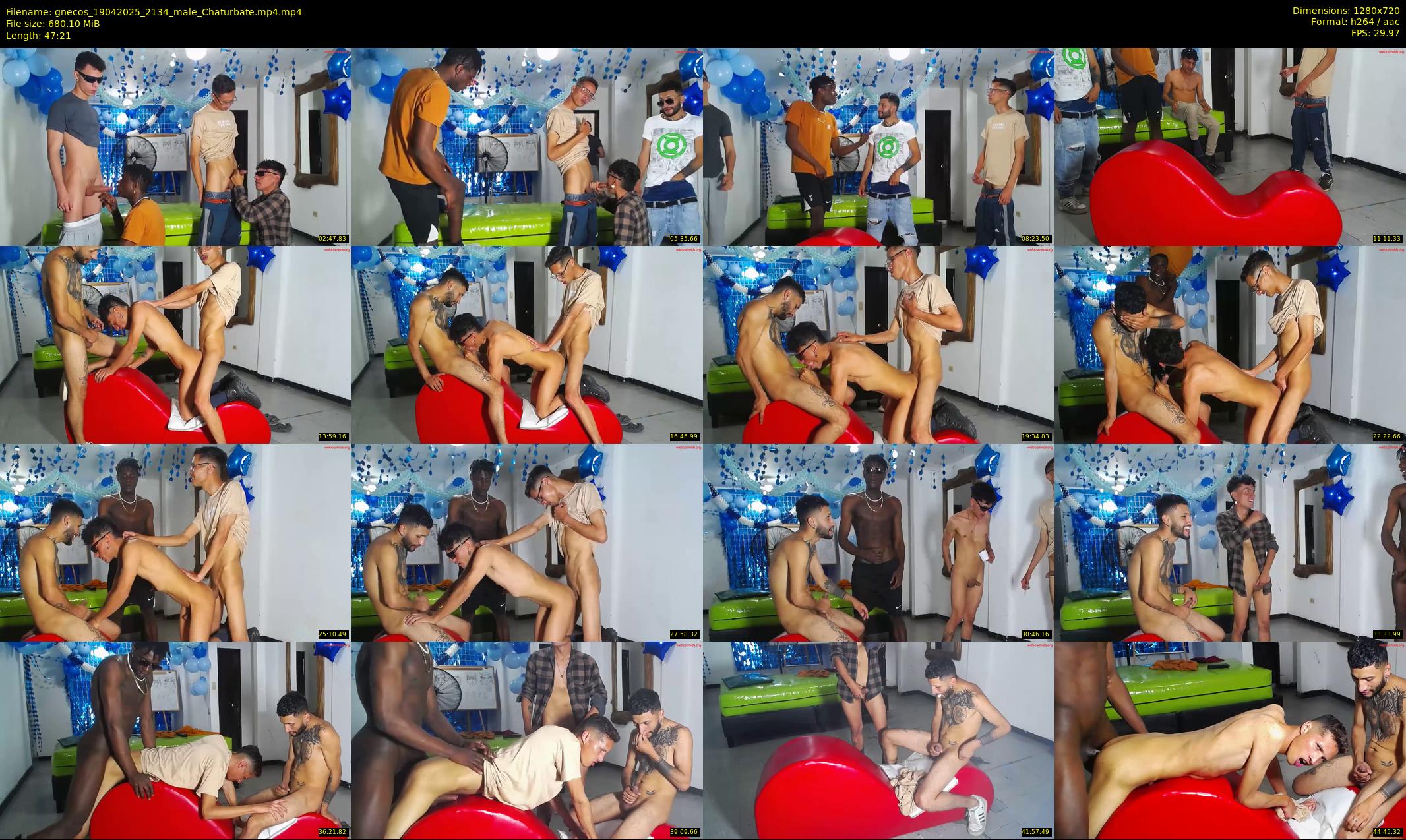 gnecos — 48 minute Chaturbate male cam show recording, 720p, Apr 19, 2025