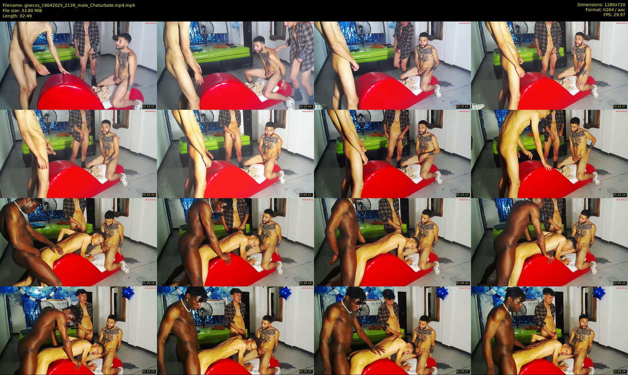 gnecos — 3 minute Chaturbate male cam show recording, 720p, Apr 19, 2025