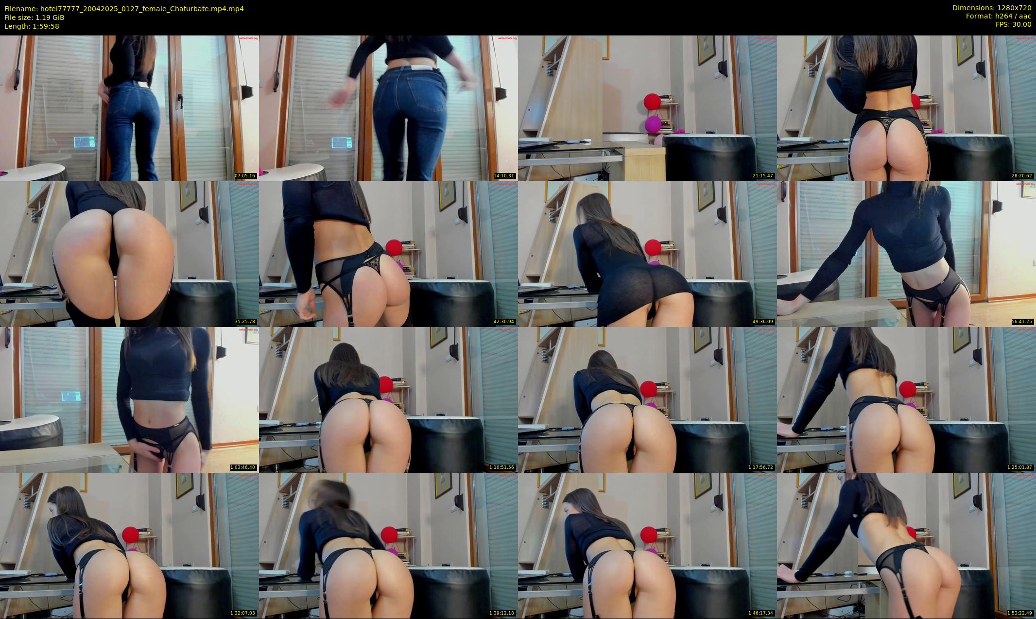 hotel77777 — 120 minute Chaturbate female cam show recording, 720p, Apr 20, 2025