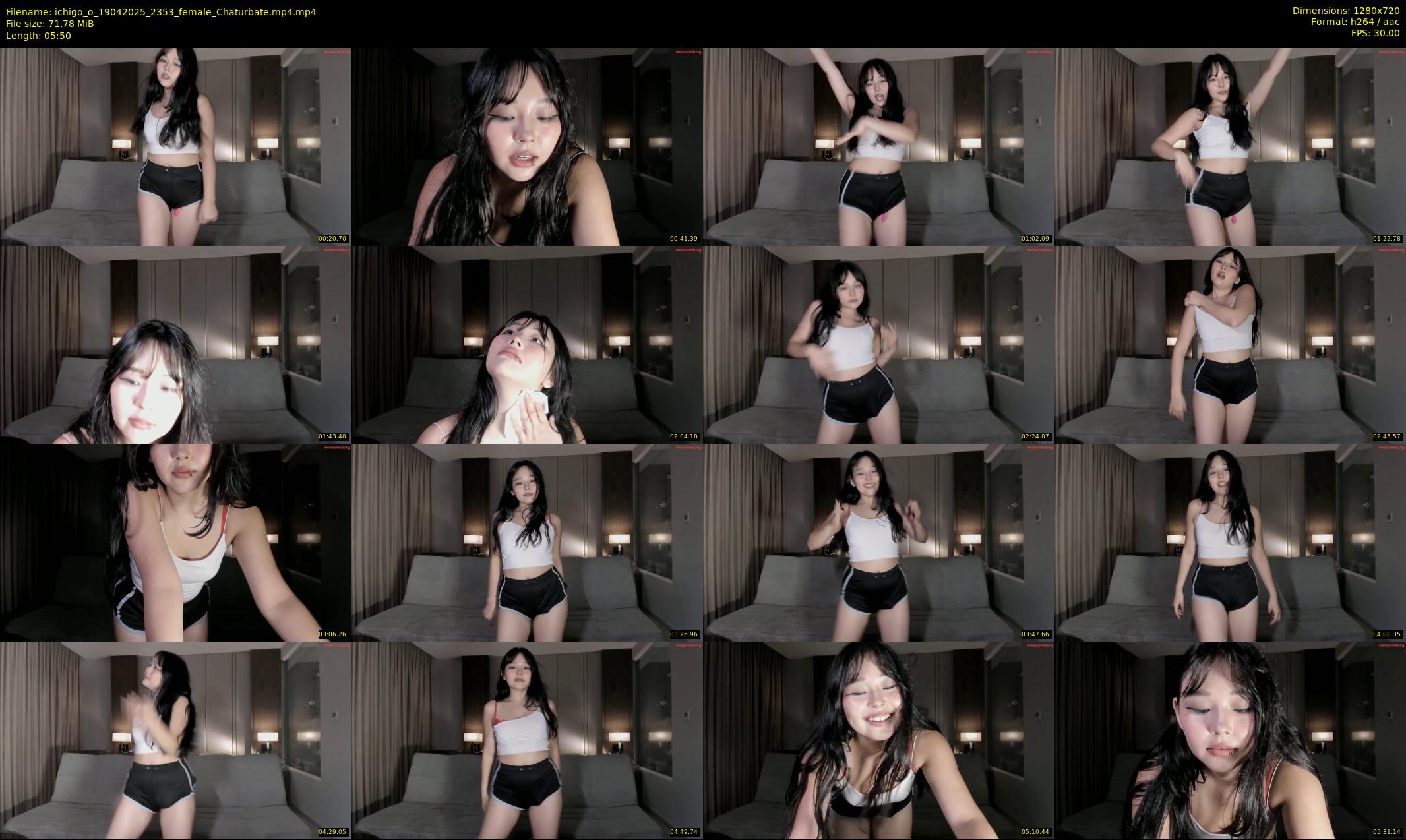 ichigo_o — 6 minute Chaturbate female cam show recording, 720p, Apr 19, 2025