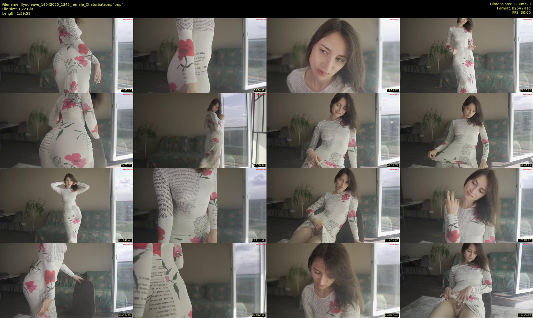 ifyouleave — 120 minute Chaturbate female cam show recording, 720p, Apr 19, 2025
