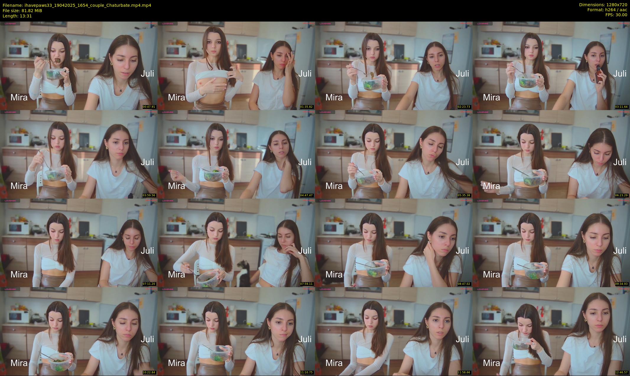 ihavepaws33 — 14 minute Chaturbate couple cam show recording, 720p, Apr 19, 2025