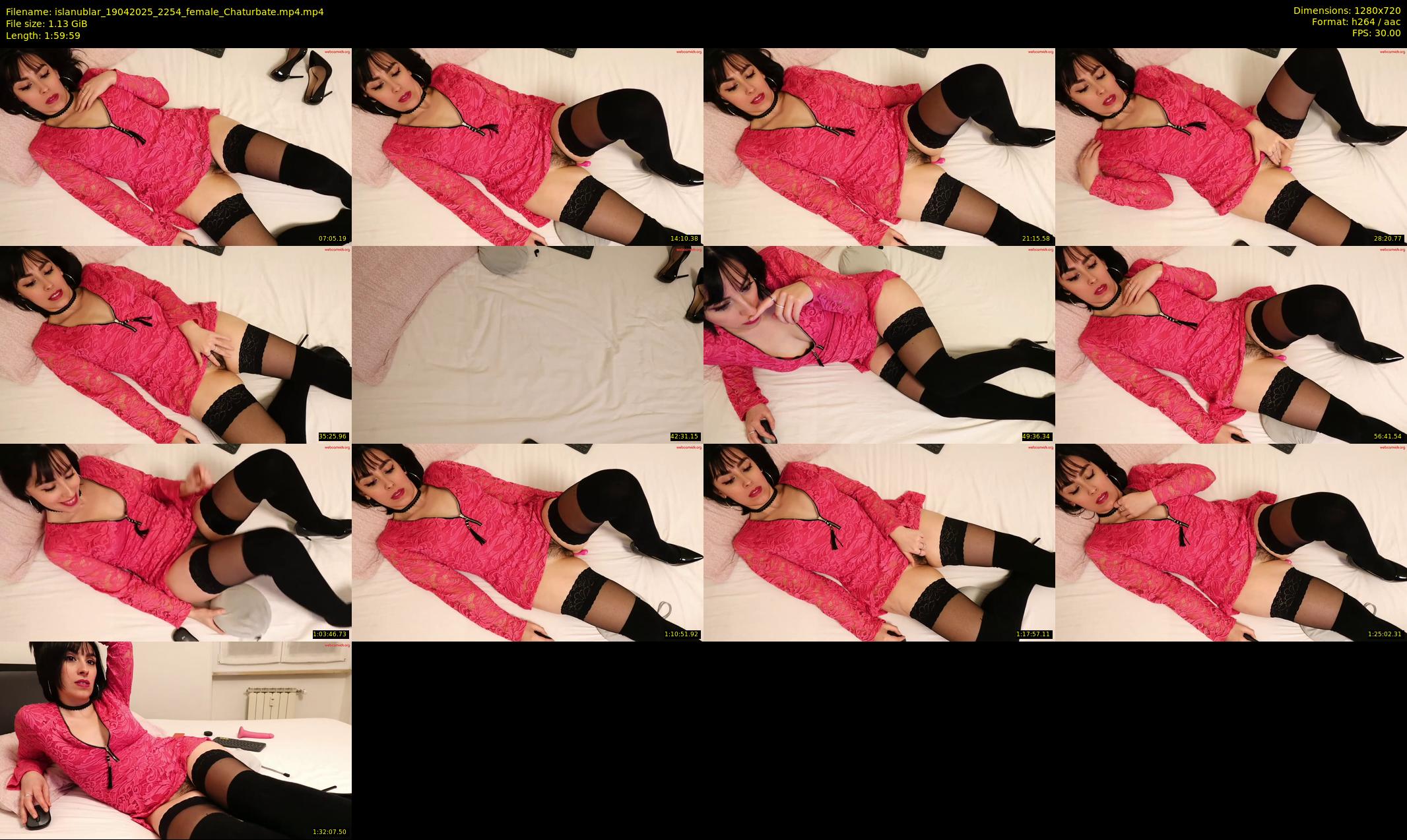 islanublar — 120 minute Chaturbate female cam show recording, 720p, Apr 19, 2025