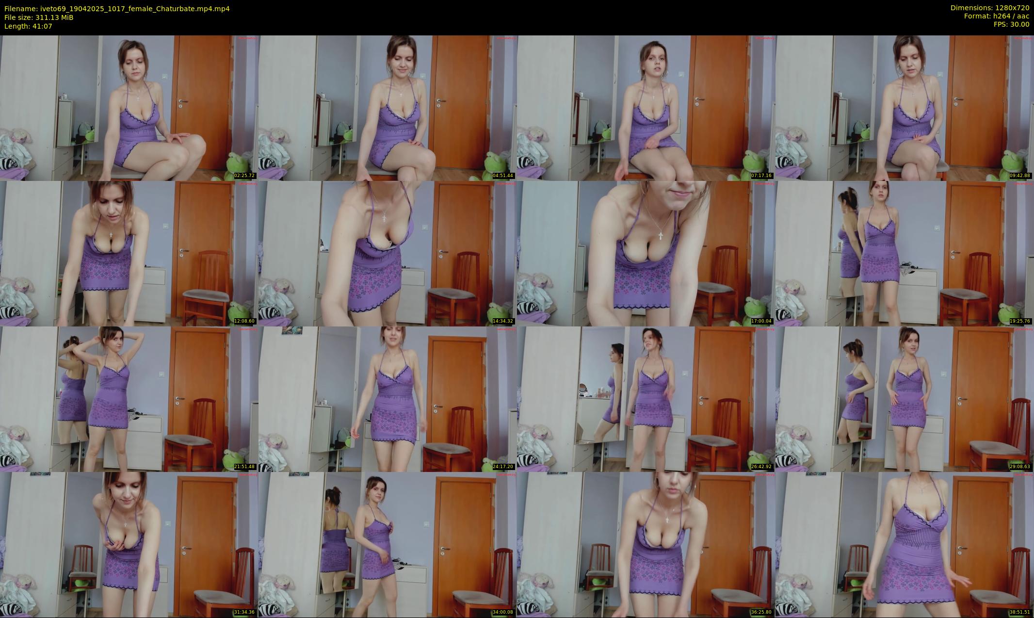 iveto69 — 42 minute Chaturbate female cam show recording, 720p, Apr 19, 2025