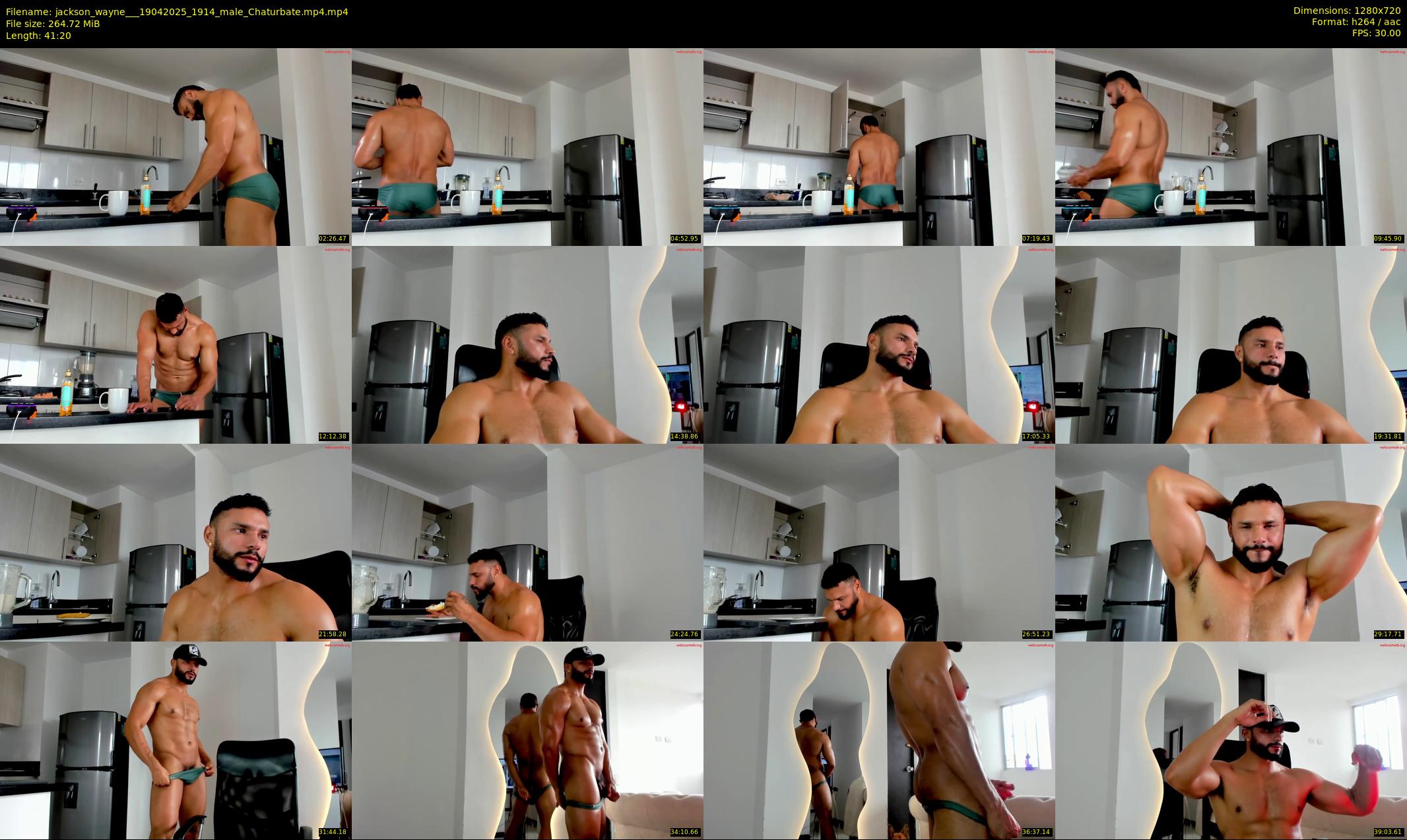 jackson_wayne__ — 42 minute Chaturbate male cam show recording, 720p, Apr 19, 2025