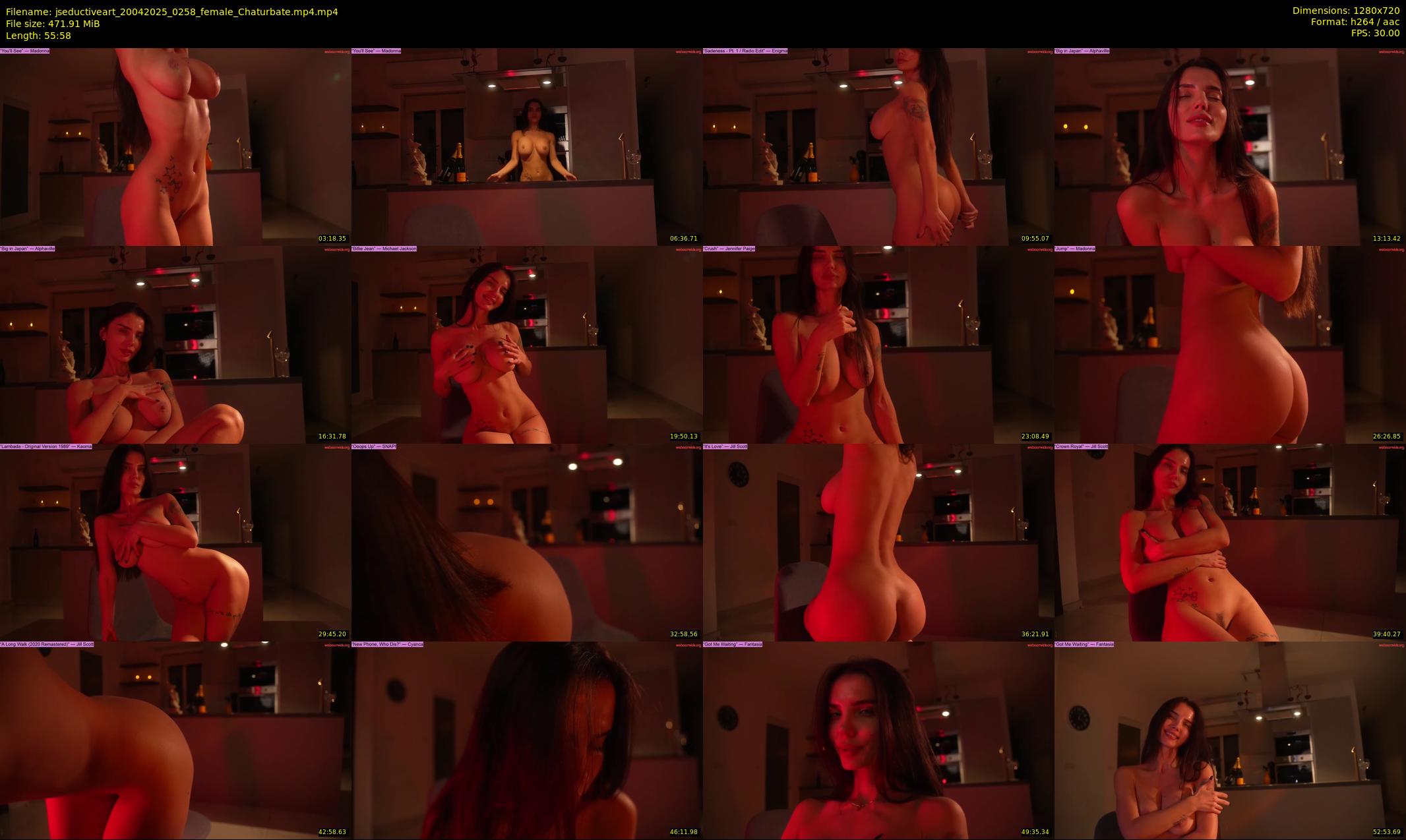 jseductiveart — 56 minute Chaturbate female cam show recording, 720p, Apr 20, 2025