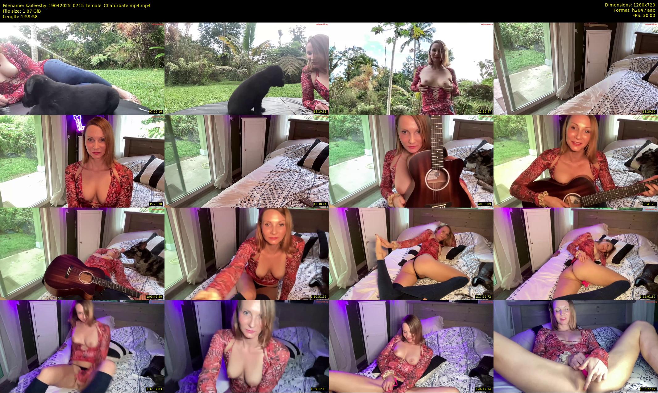 kaileeshy — 120 minute Chaturbate female cam show recording, 720p, Apr 19, 2025