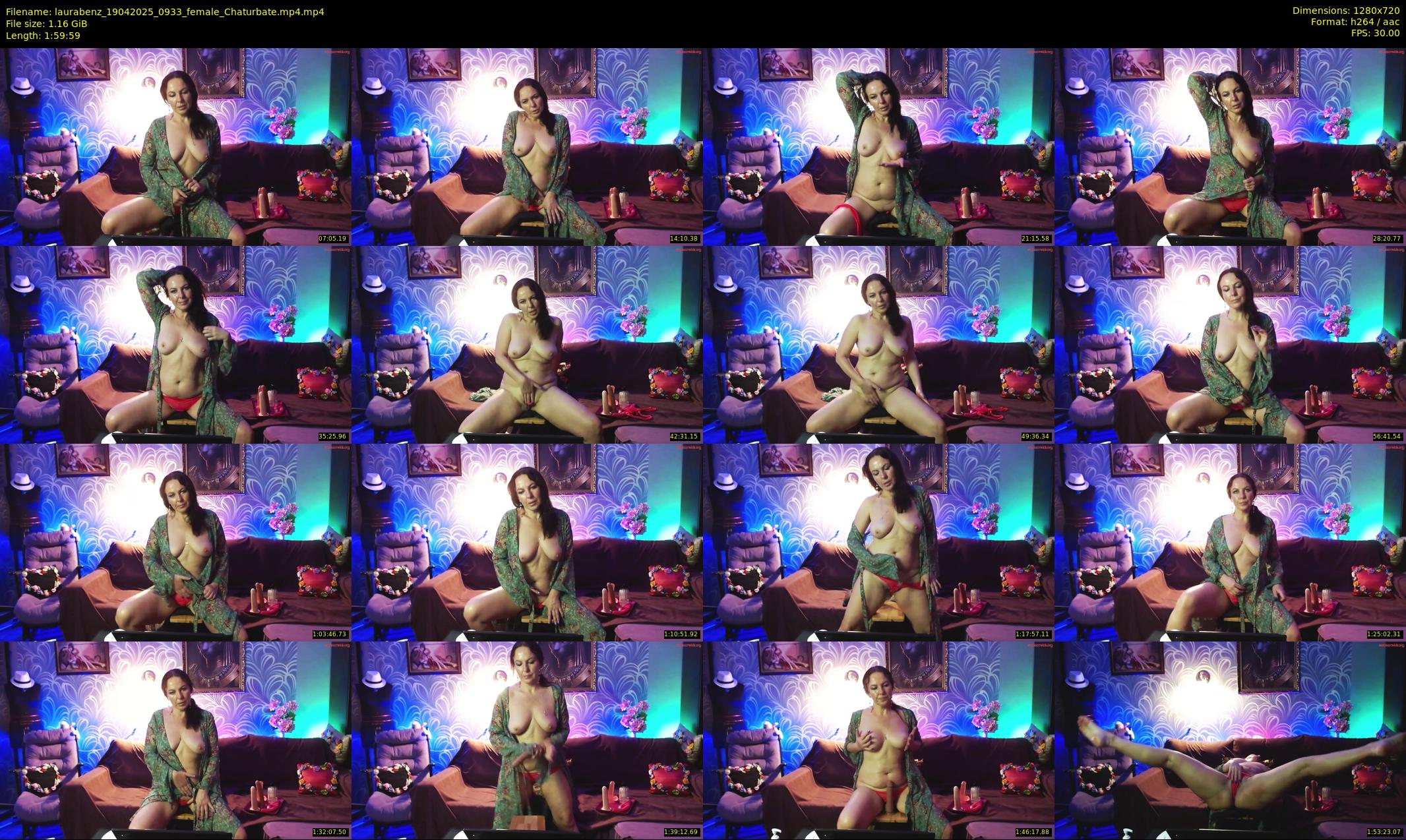 laurabenz — 120 minute Chaturbate female cam show recording, 720p, Apr 19, 2025