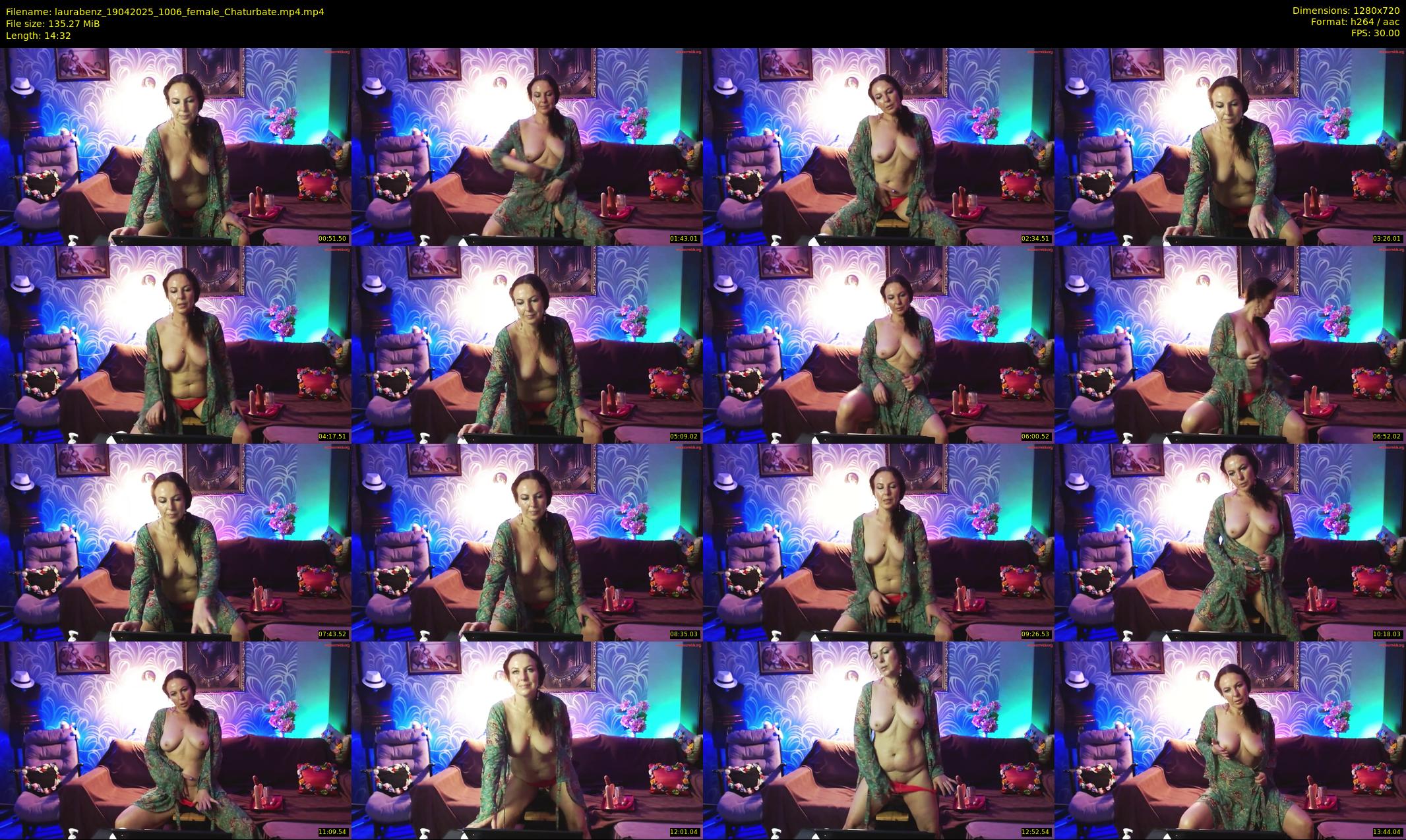 laurabenz — 15 minute Chaturbate female cam show recording, 720p, Apr 19, 2025