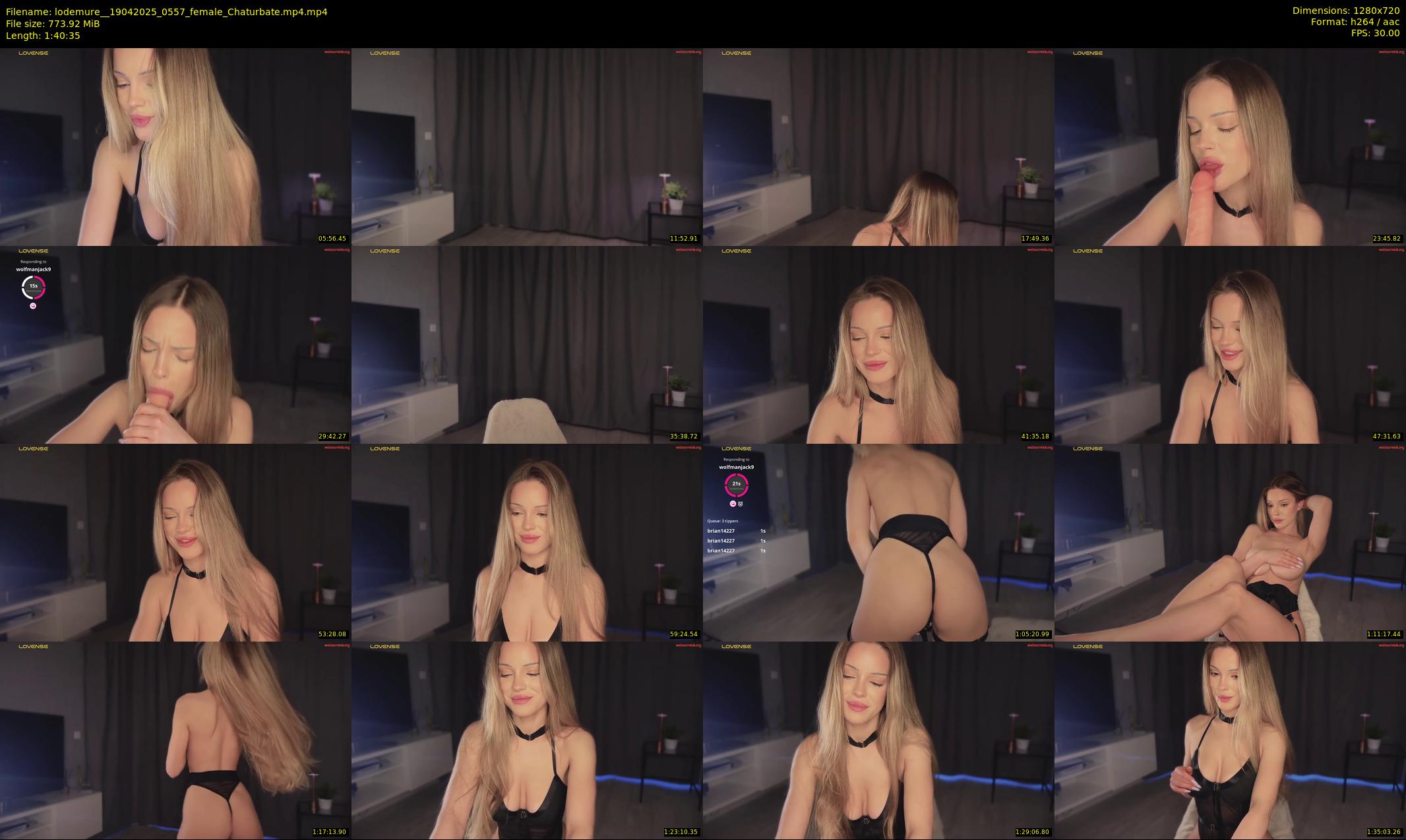 lodemure_ — 101 minute Chaturbate female cam show recording, 720p, Apr 19, 2025