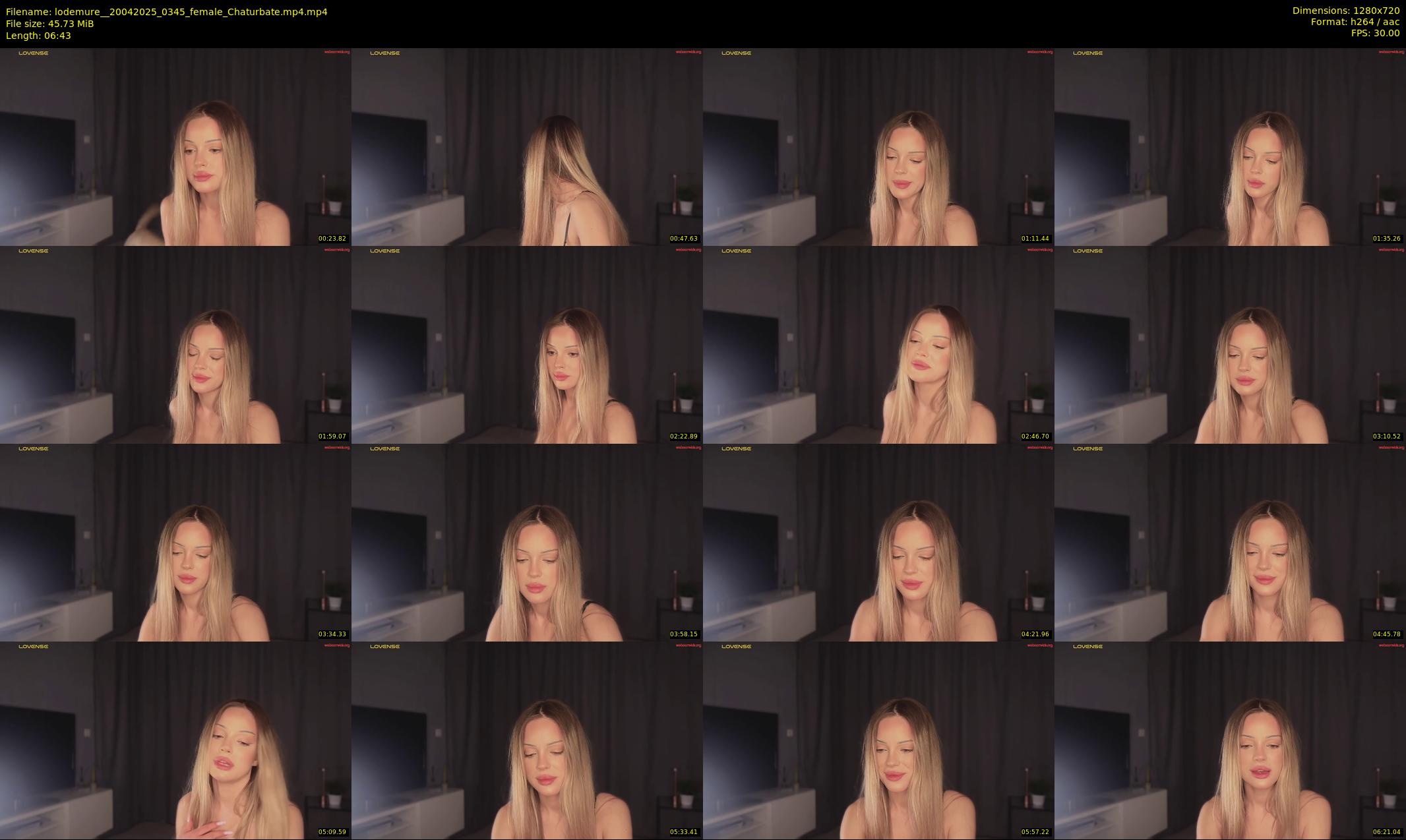 lodemure_ — 7 minute Chaturbate female cam show recording, 720p, Apr 20, 2025