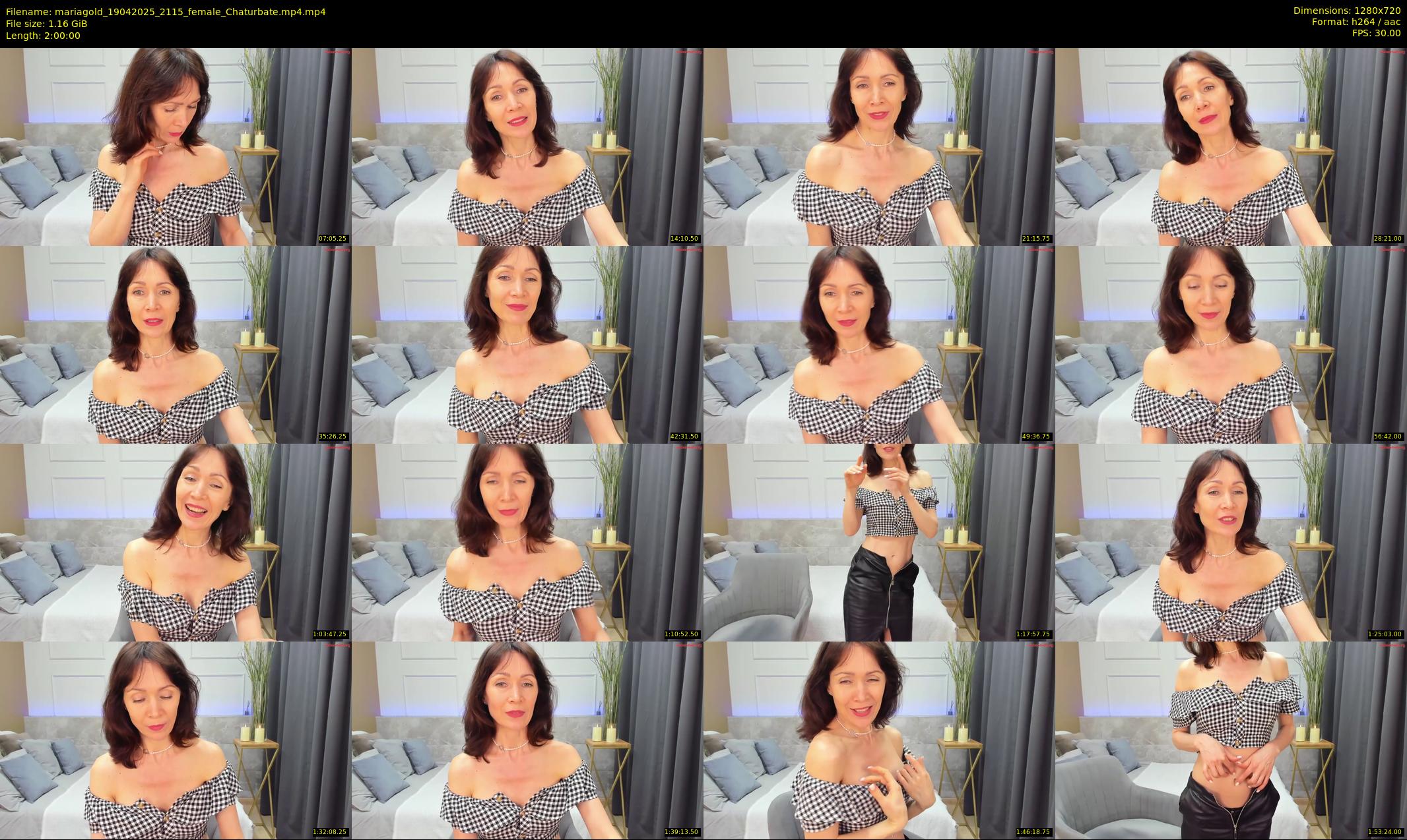 mariagold — 120 minute Chaturbate female cam show recording, 720p, Apr 19, 2025